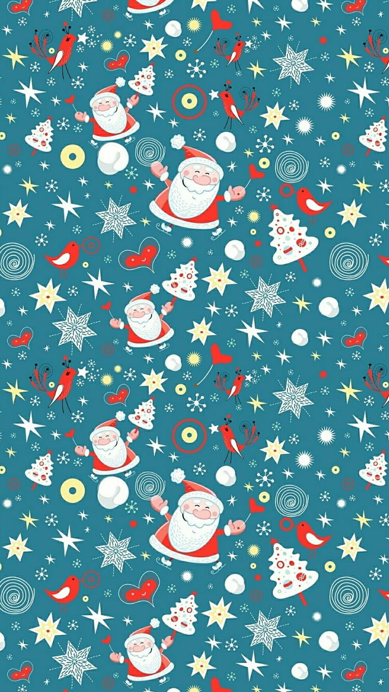 800x1423 HD christmas decorations pattern