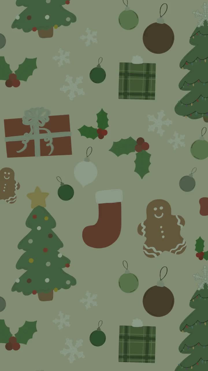 720x1280 Christmas Pattern iPhone Wallpaper