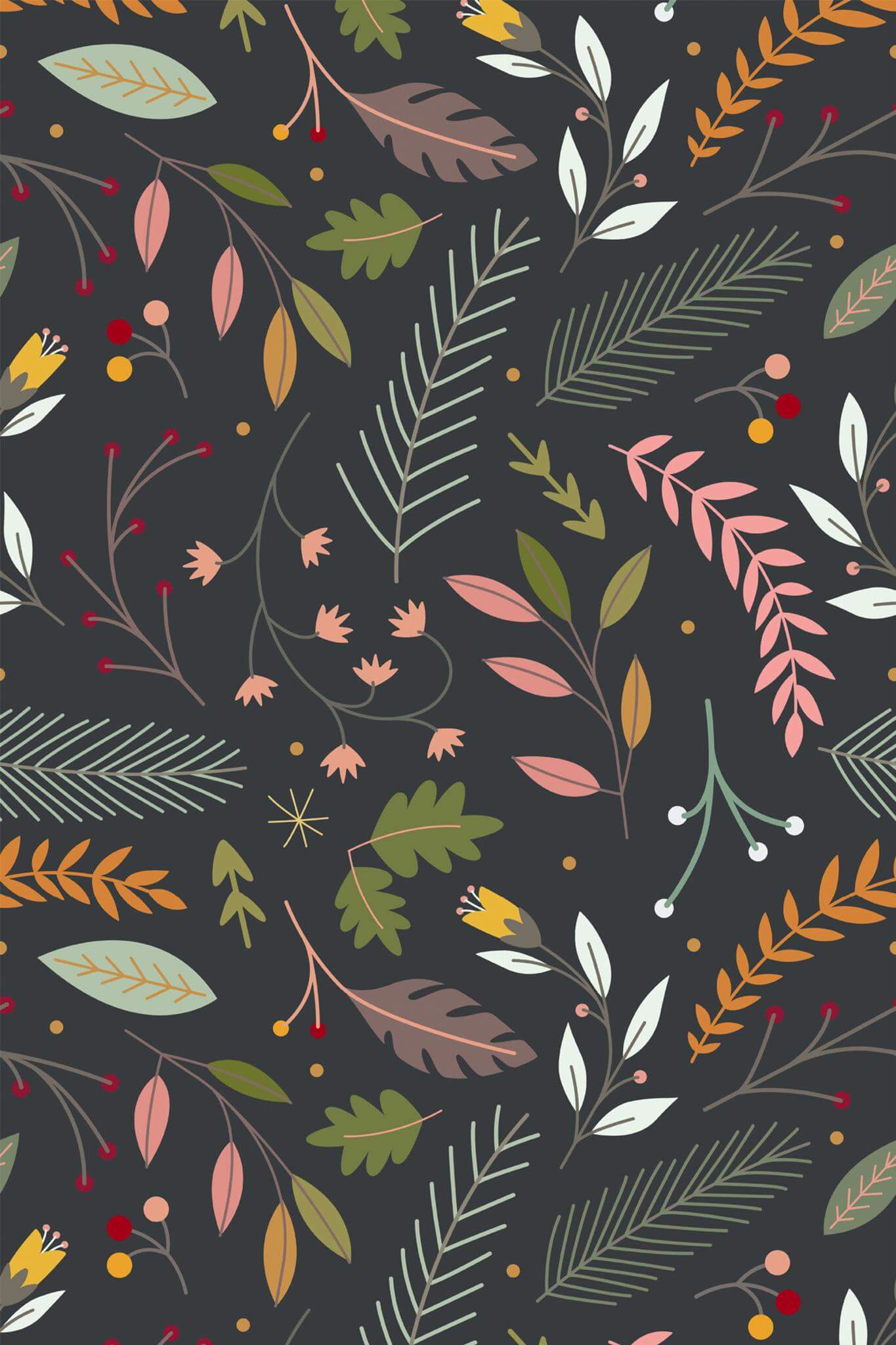 1365x2048 Scandinavian Christmas Peel and Stick