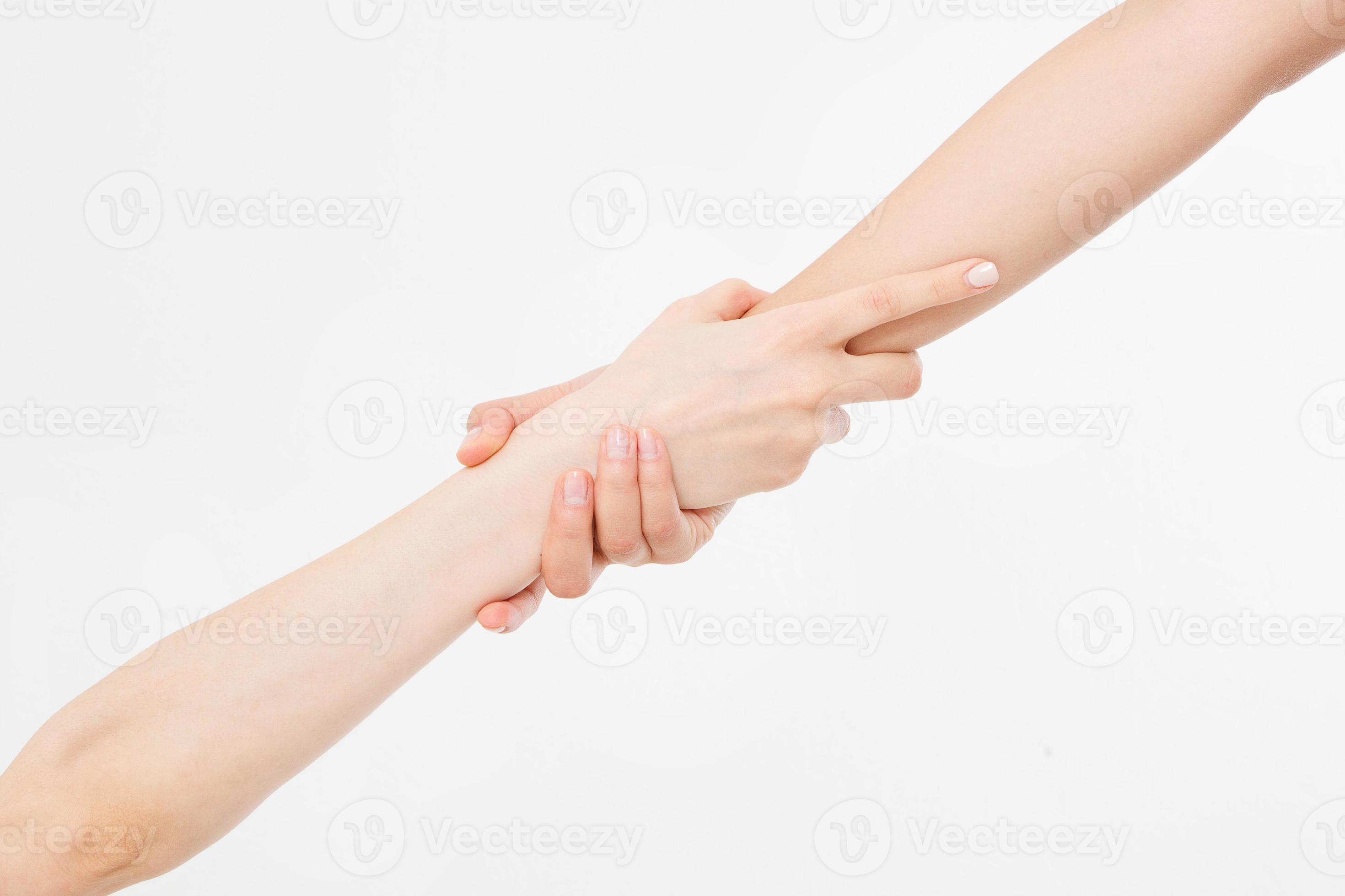 2940x1960 Two hands isolated. Helping hand to a