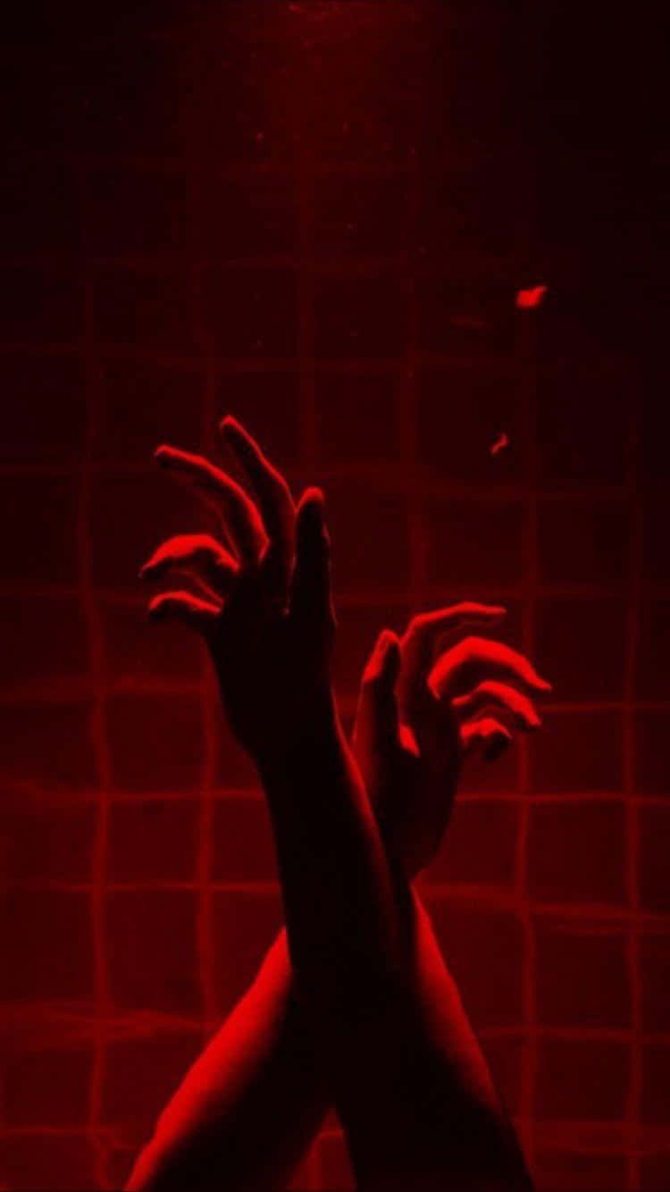 750x1334 Dark Aesthetic Two Hands Picture