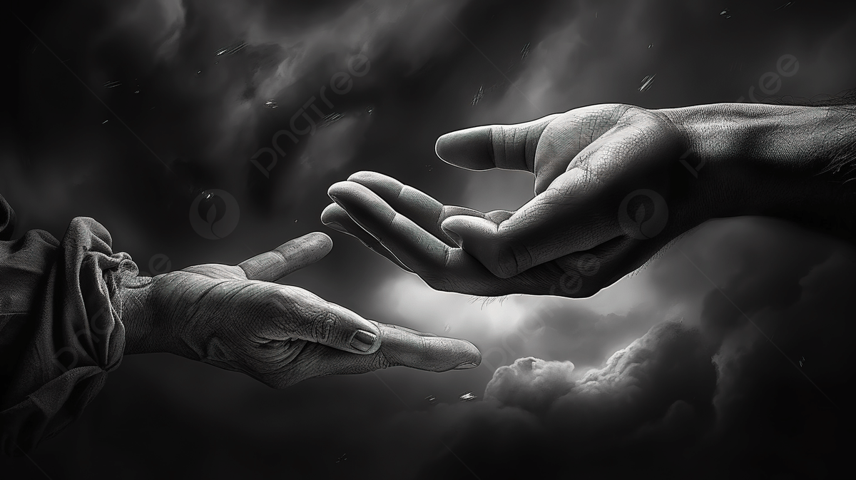 1200x673 Drawing Of Two Hands Reaching Into