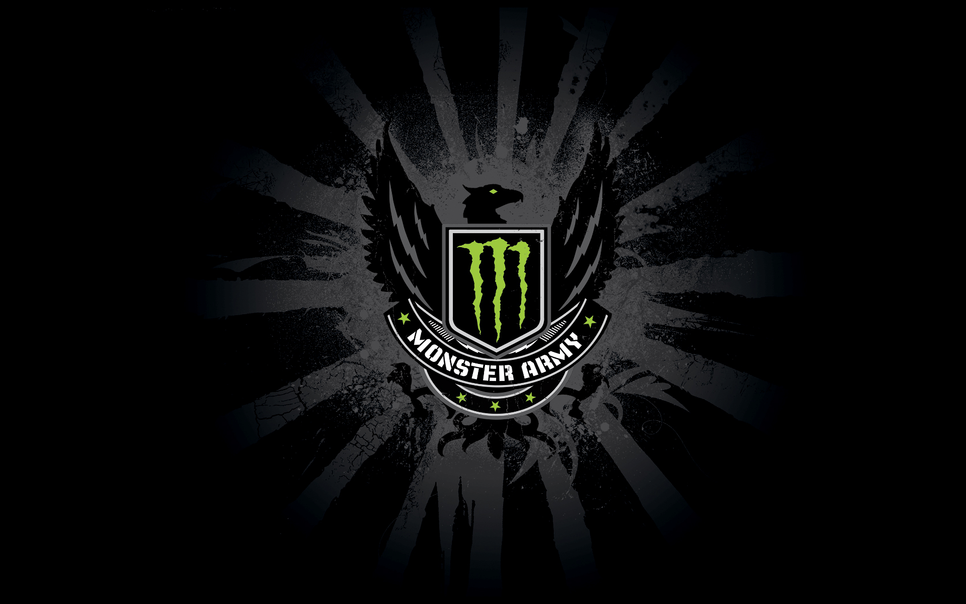 1920x1200 HD Wallpaper: Monster Energy Power