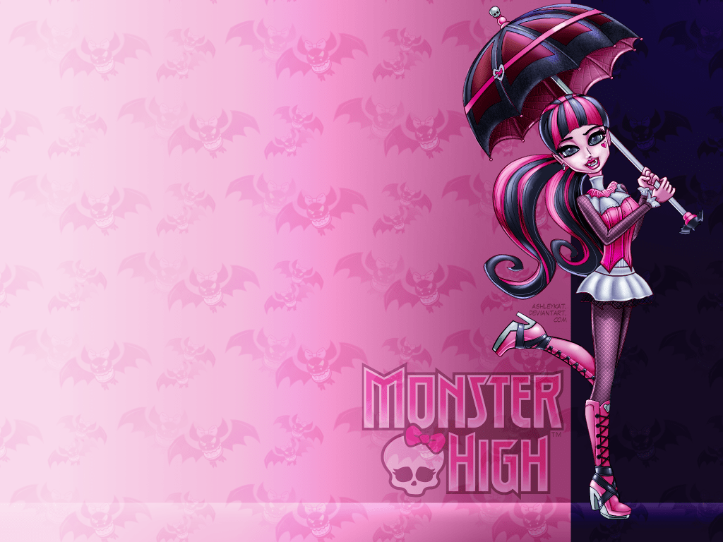1024x768 Monster High Draculaura Desktop