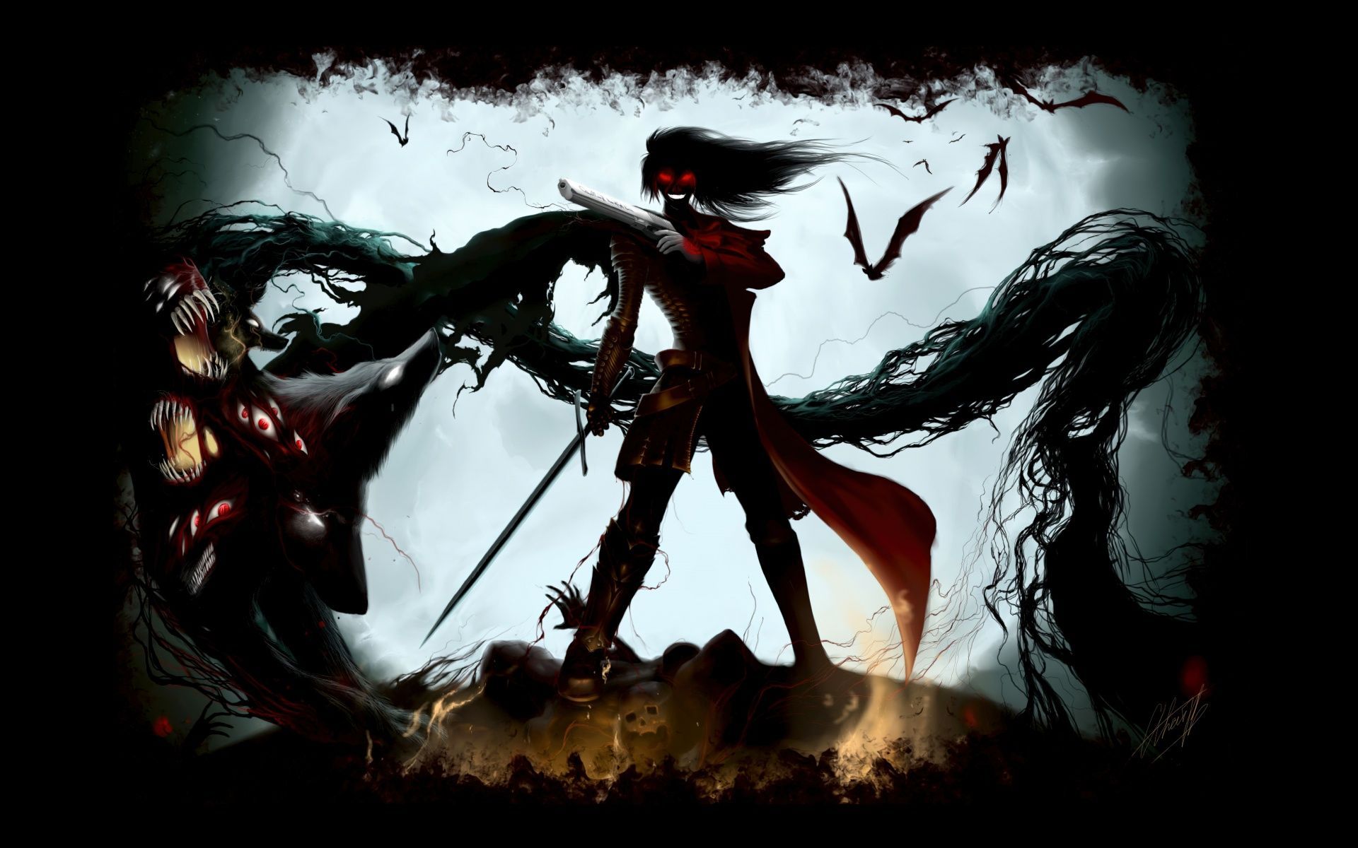 1920x1200 Monster Wallpaper 4K, Alucard, Hellsing