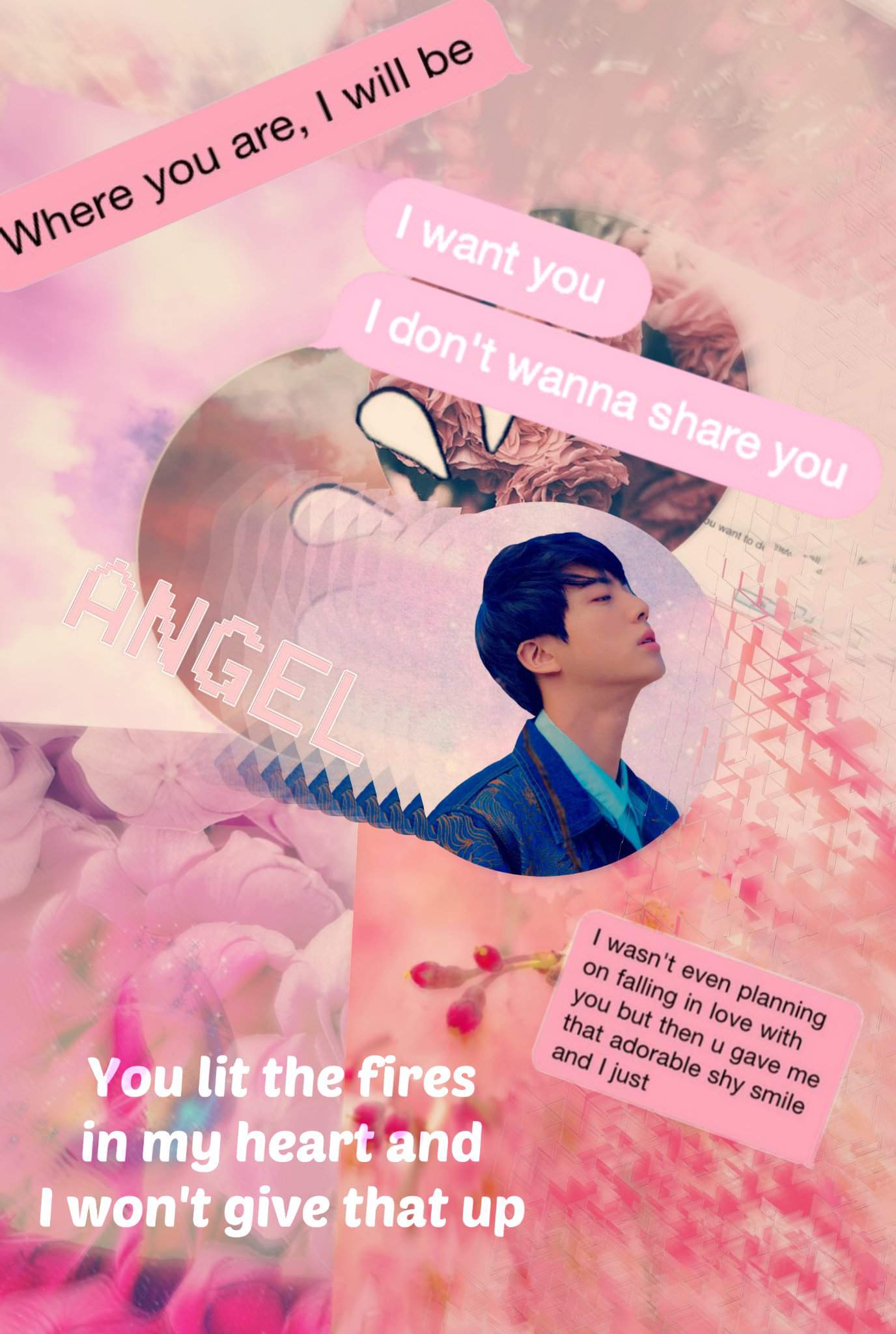 1376x2048 Jin Aesthetic Wallpaper