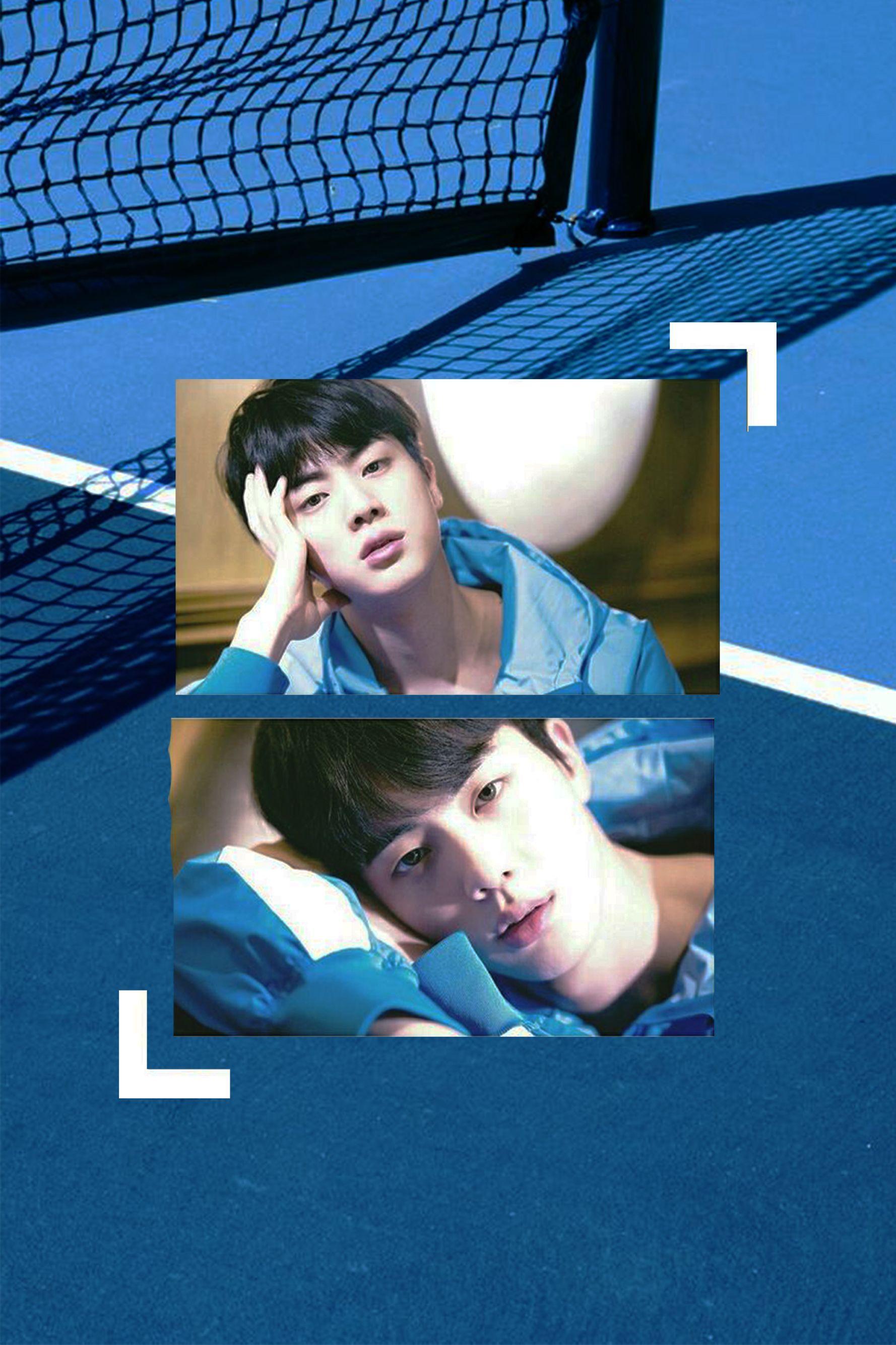 1778x2667 KIM SEOKJIN BLUE AESTHETIC WALLPAPER. BTS Jin Wallpaper ; I
