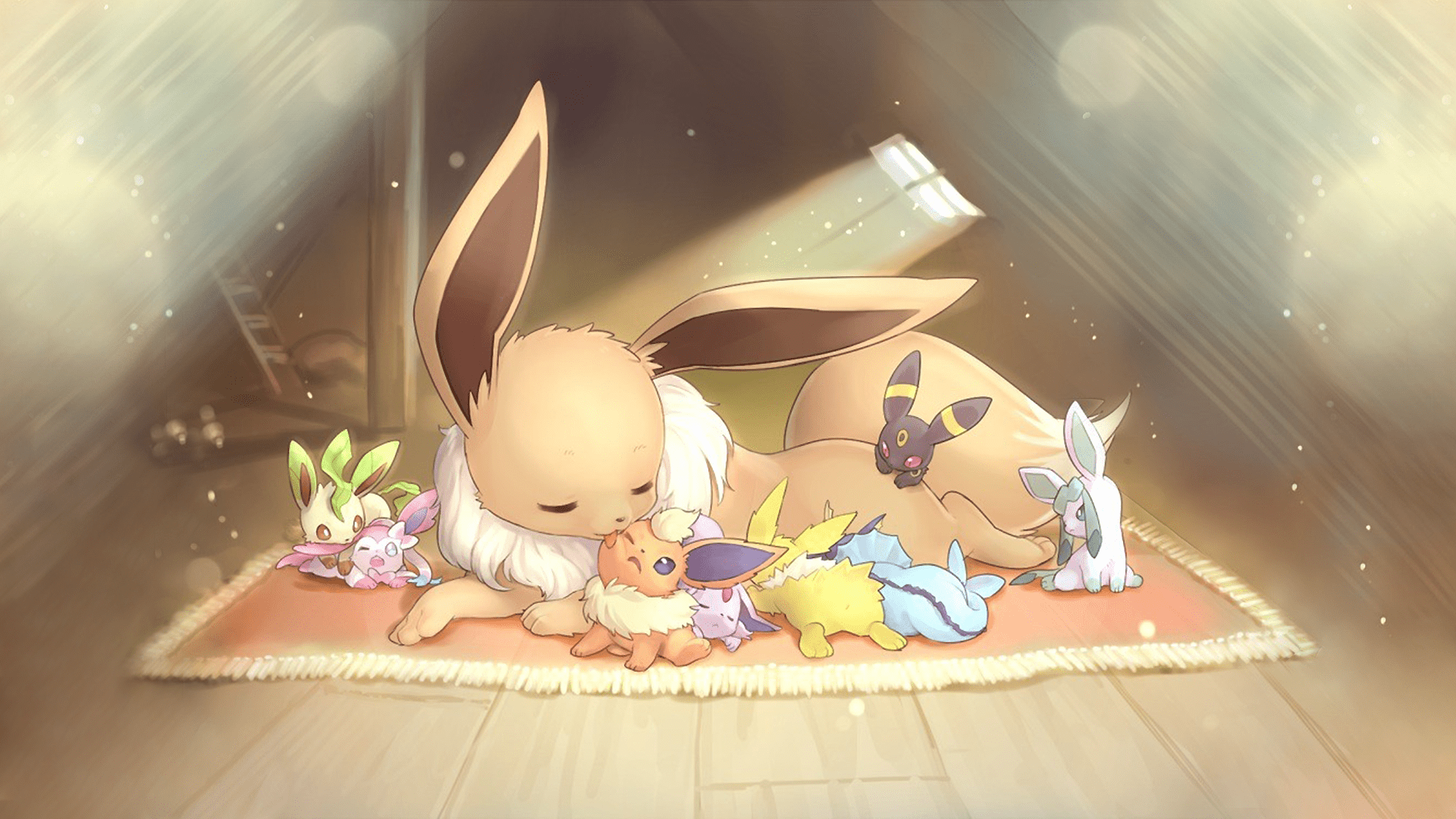 1920x1080 Pokemon Phone Eevee Background HD
