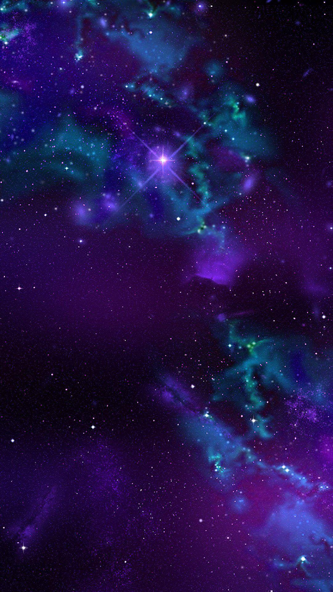 Purple Galaxy Iphone Wallpapers Top Free Purple Galaxy Iphone