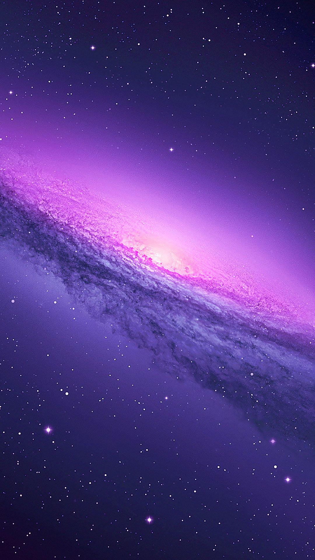1080x1920 Purple Galaxy Hình nền iPhone 8 Tải xuống miễn phí