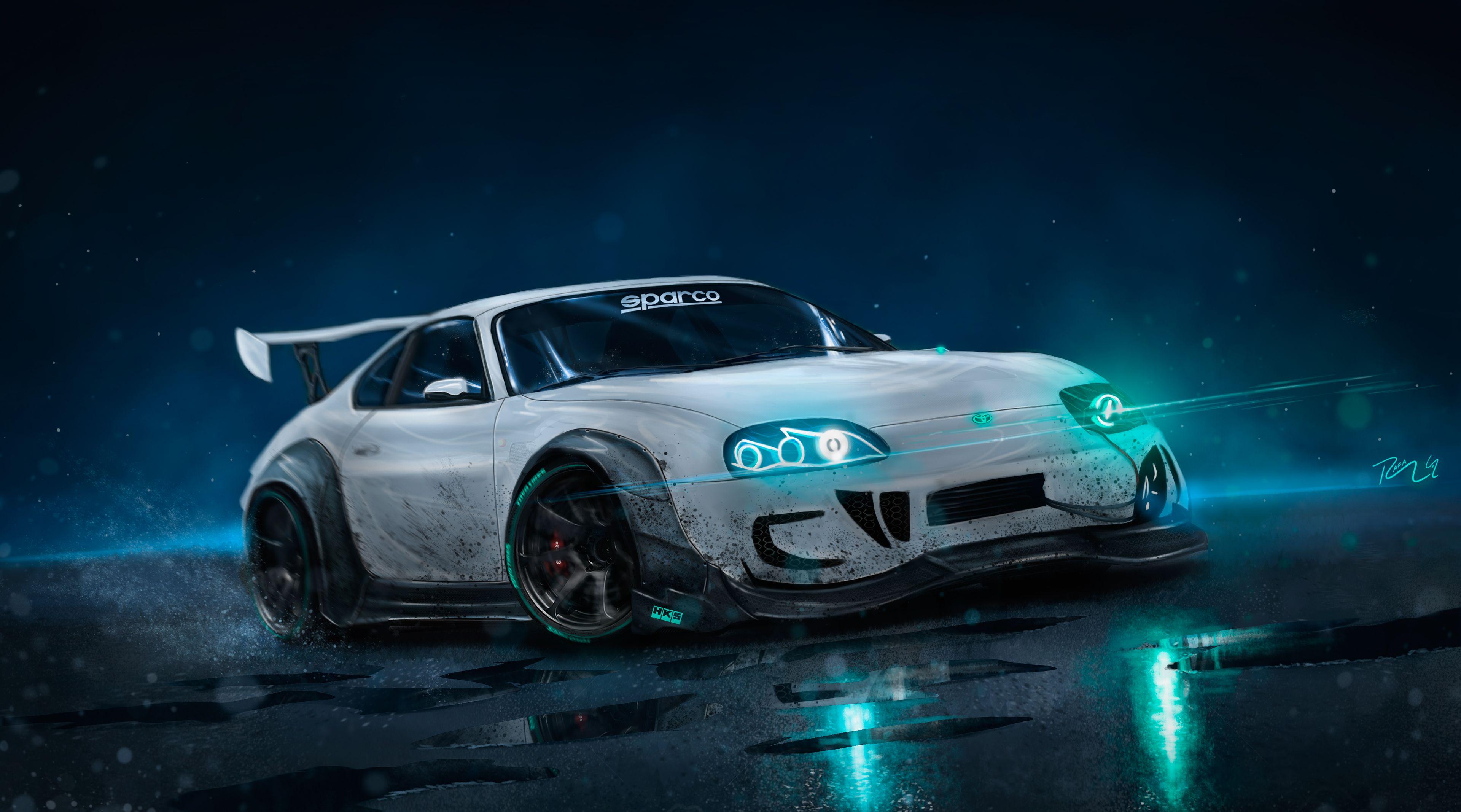 3840x2134 Toyota Supra image background (2019)
