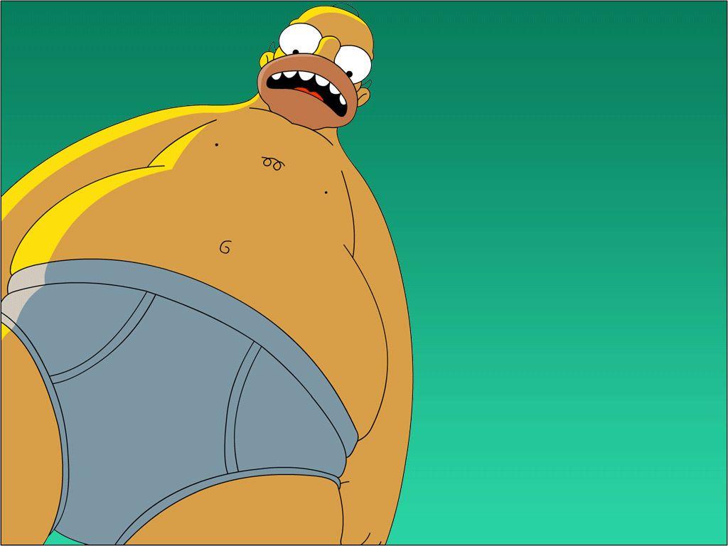 1024x768 homers wallpaper Simpson Wallpaper