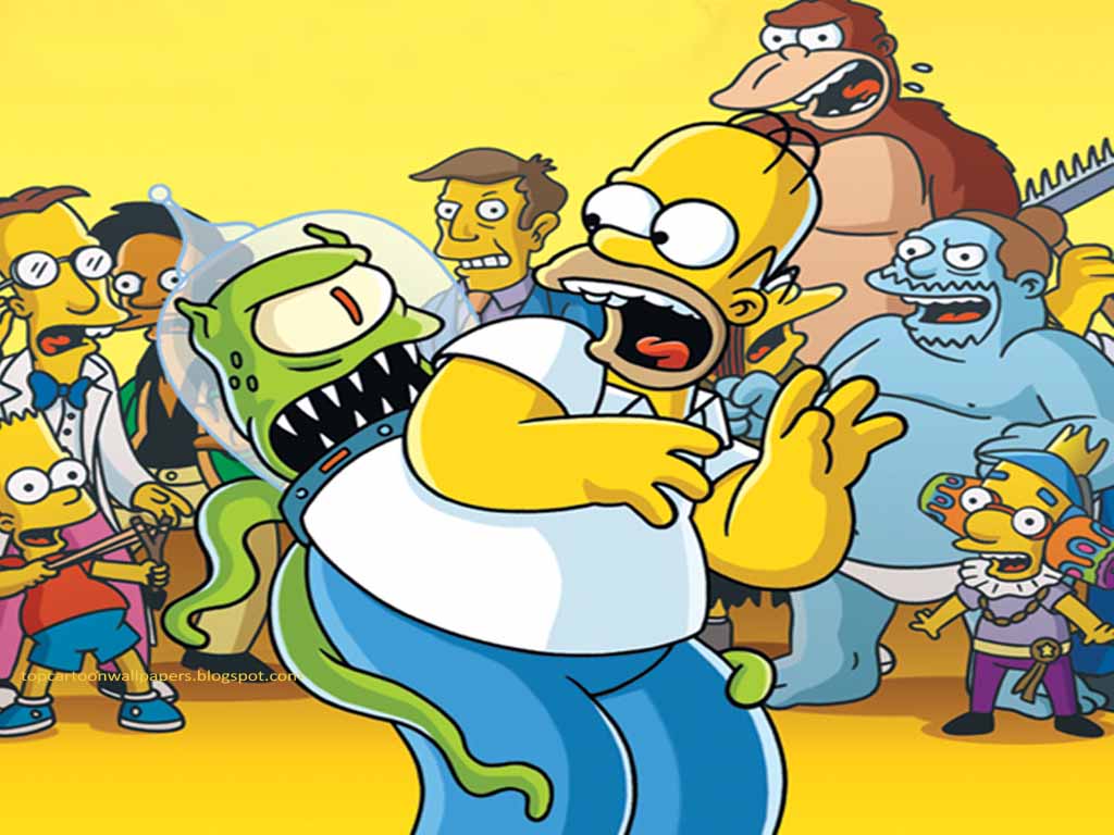 1024x768 Top Cartoon Wallpaper: Homer Simpson Wallpaper