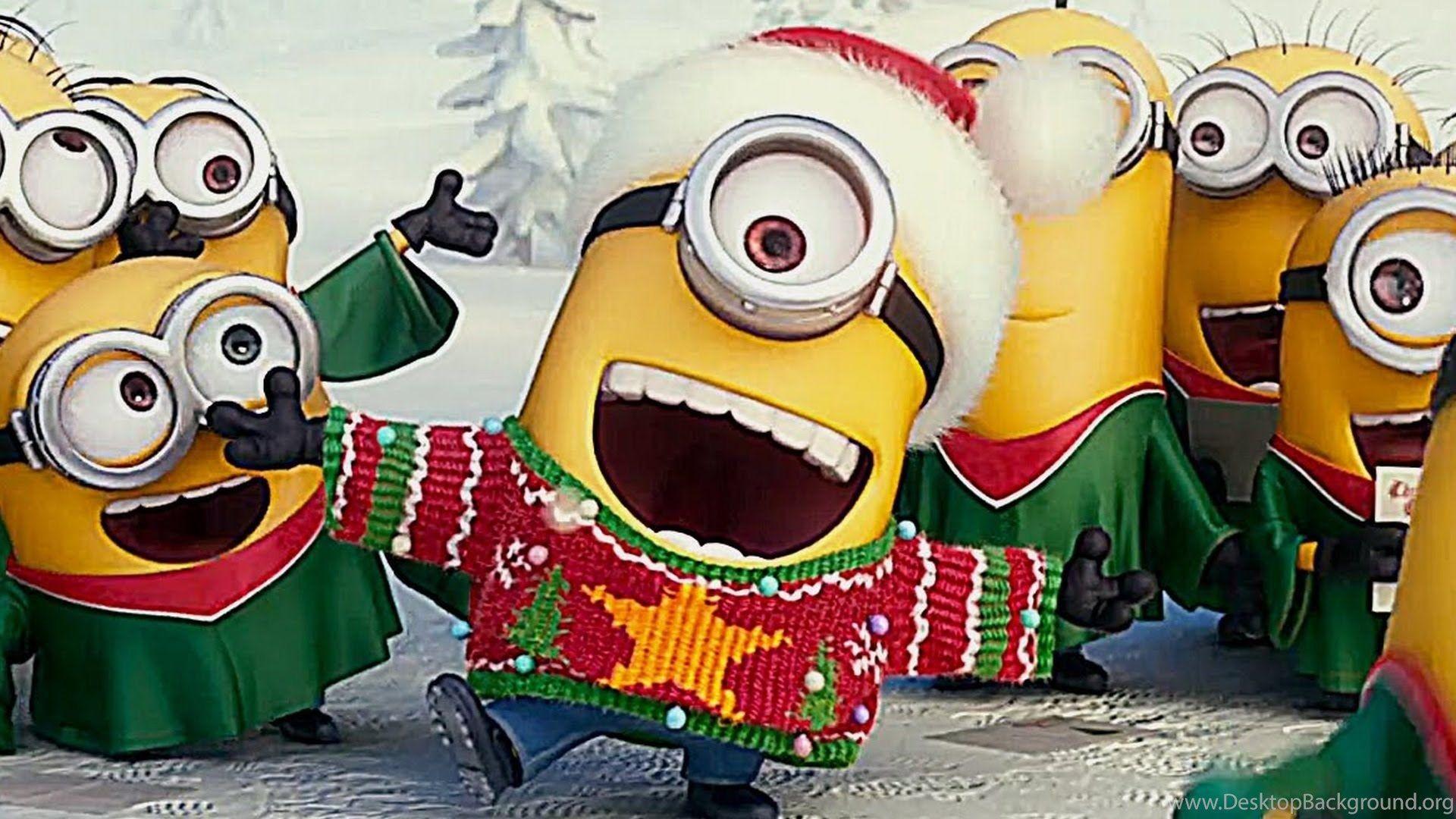 A Singer Minion with His Hand Raised with Christmas Decoration on Background  Editorial Photo  Image of singer minion 203811556
