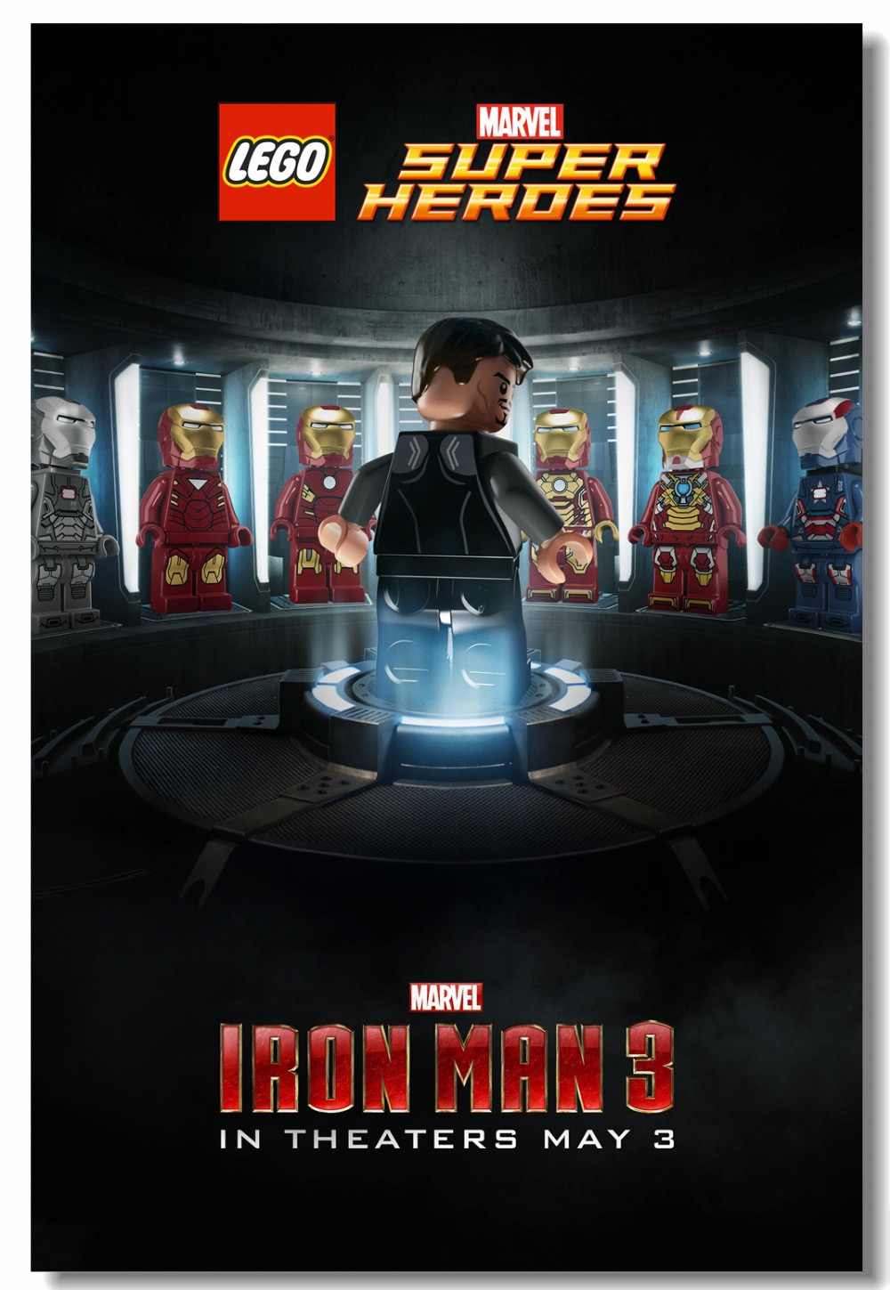 1000x1449 Custom Canvas Wall Decor Lego Marvel Super Heroes Poster