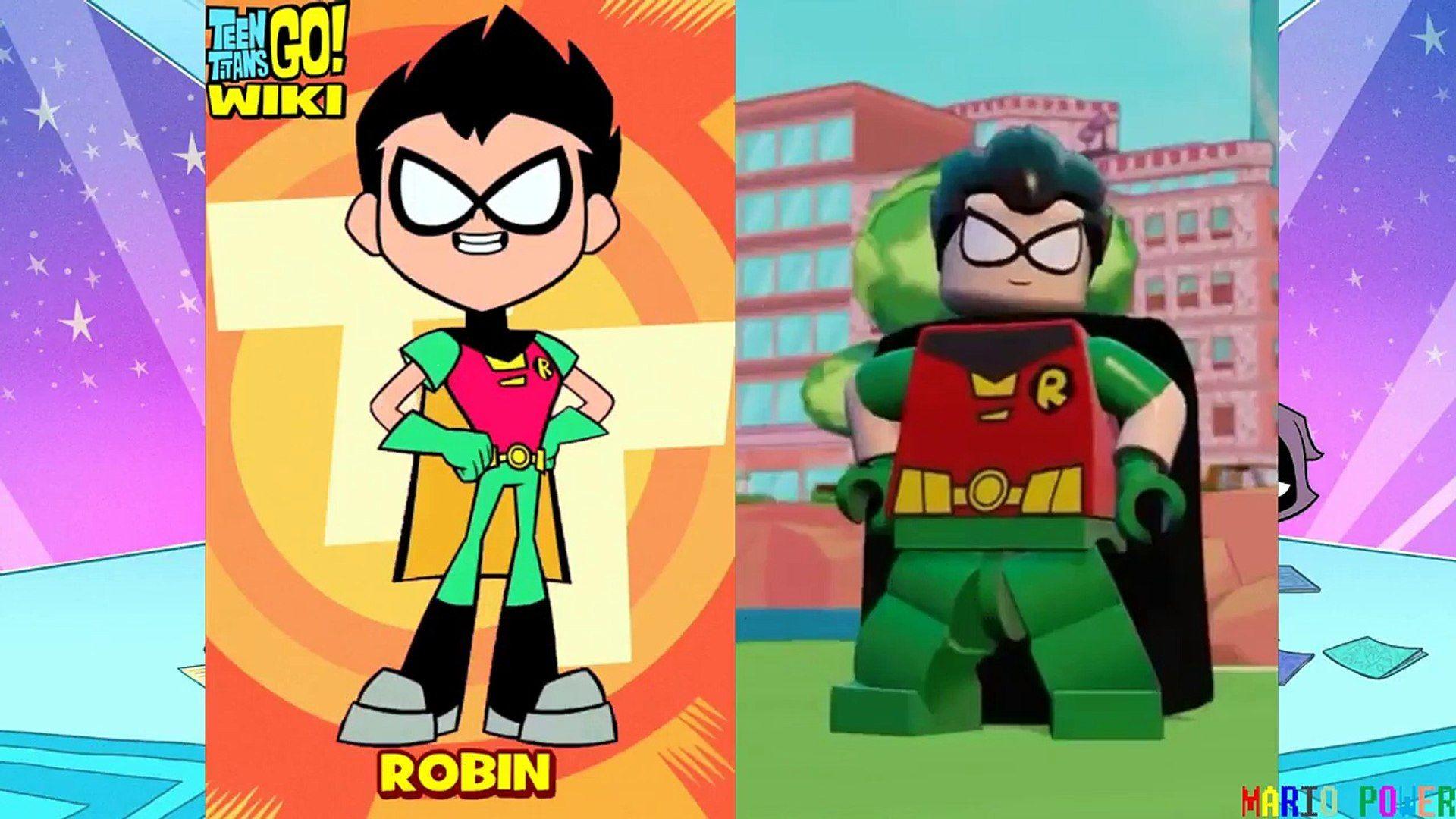1920x1080 Lego Dimensions Teen Titans Characters SIDE BY SIDE (Real VS Lego)