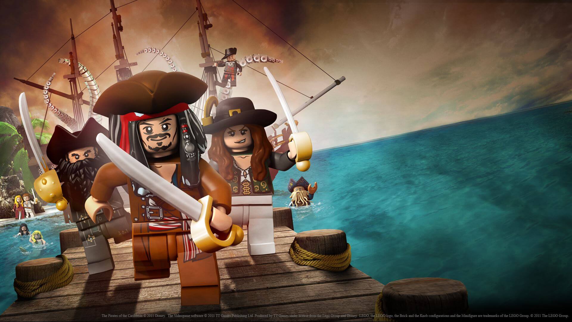 1920x1080 LEGO Pirates of the Caribbean: The Video Game HD Wallpaper