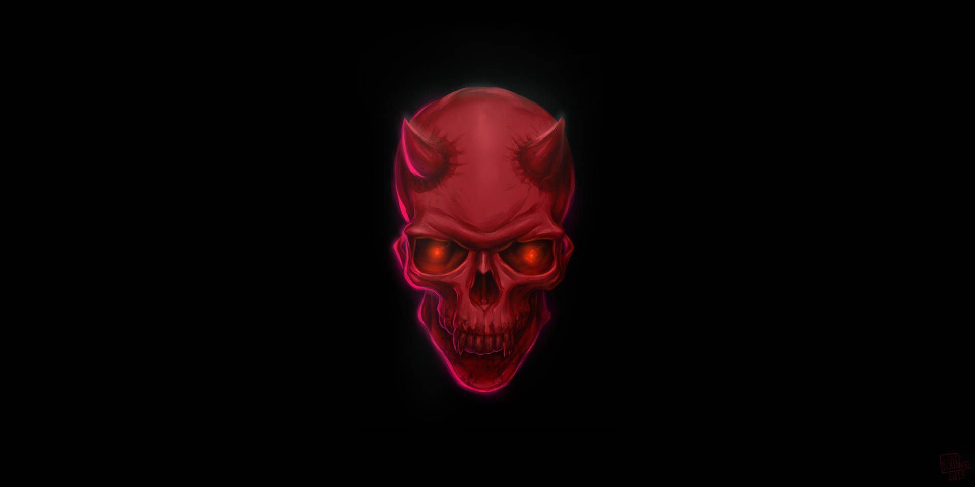 1920x960 4k Devil Wallpaper
