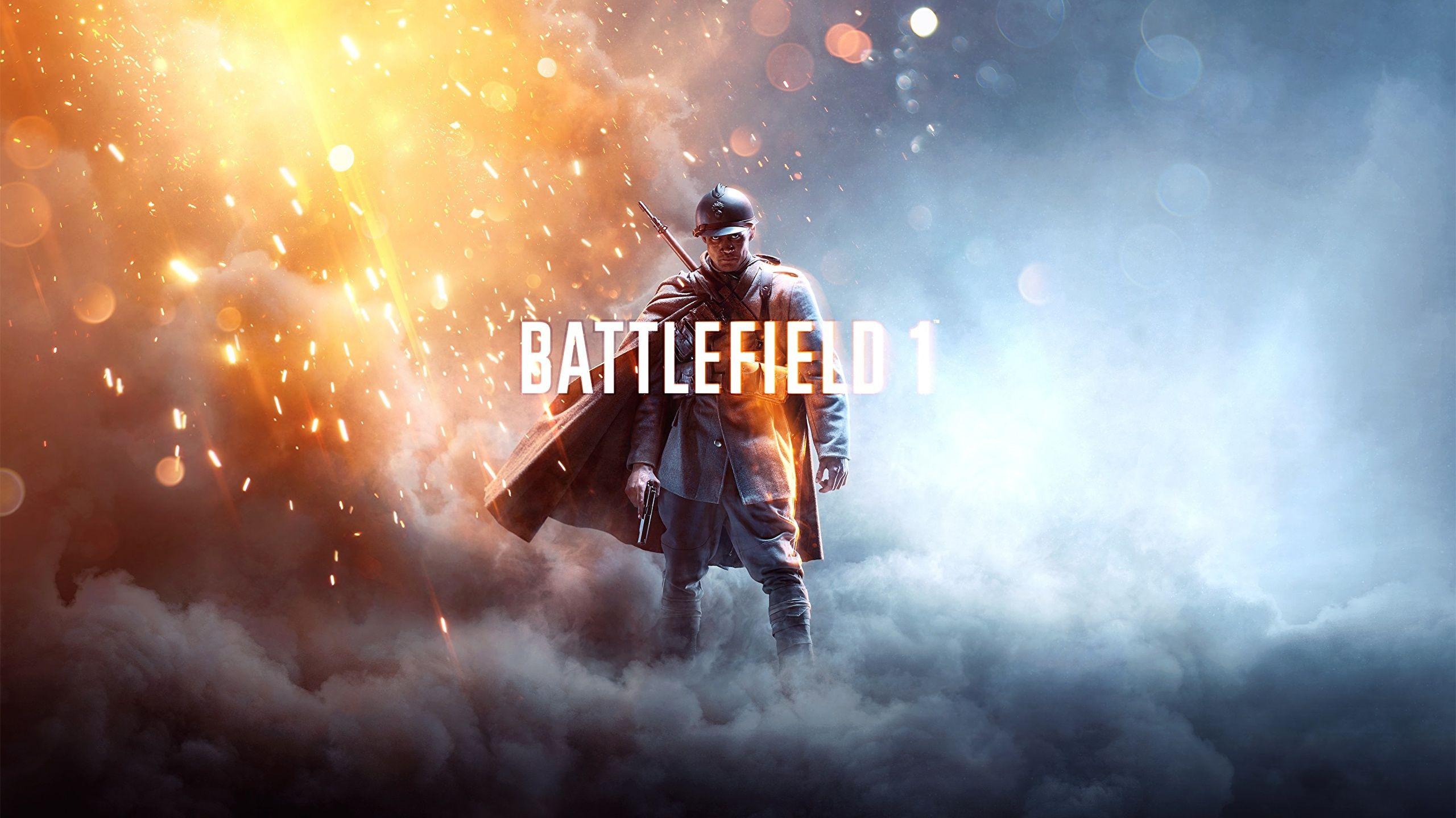 2560x1440 Wallpaper Battlefield 1 soldier vdeo game Smoke 2560x1440