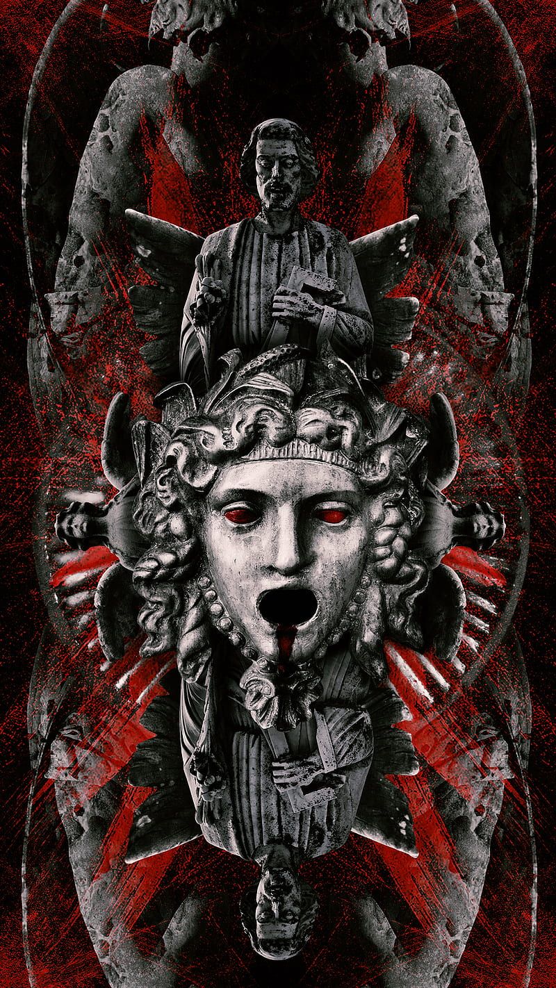 800x1422 HD satanic hell wallpaper