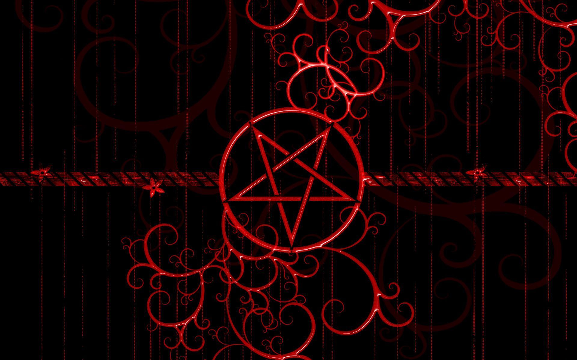 1920x1200 Satanic Pentagram Dark Occult HD Wallpaper
