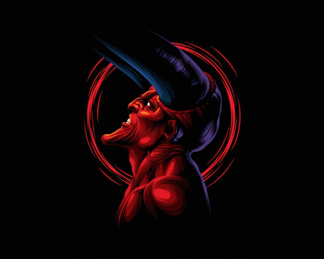 1280x1024 Devil iPhone Wallpaper
