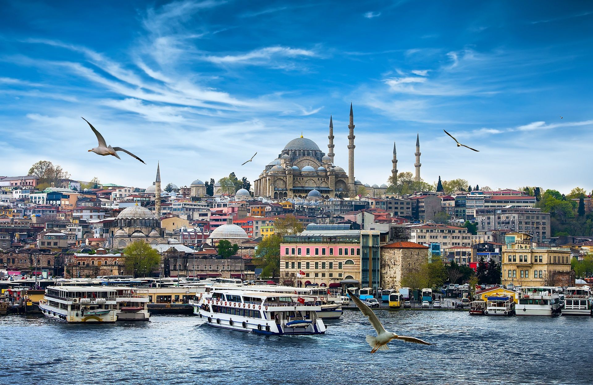 1920x1248 Religious Süleymaniye Mosque HD Wallpaper