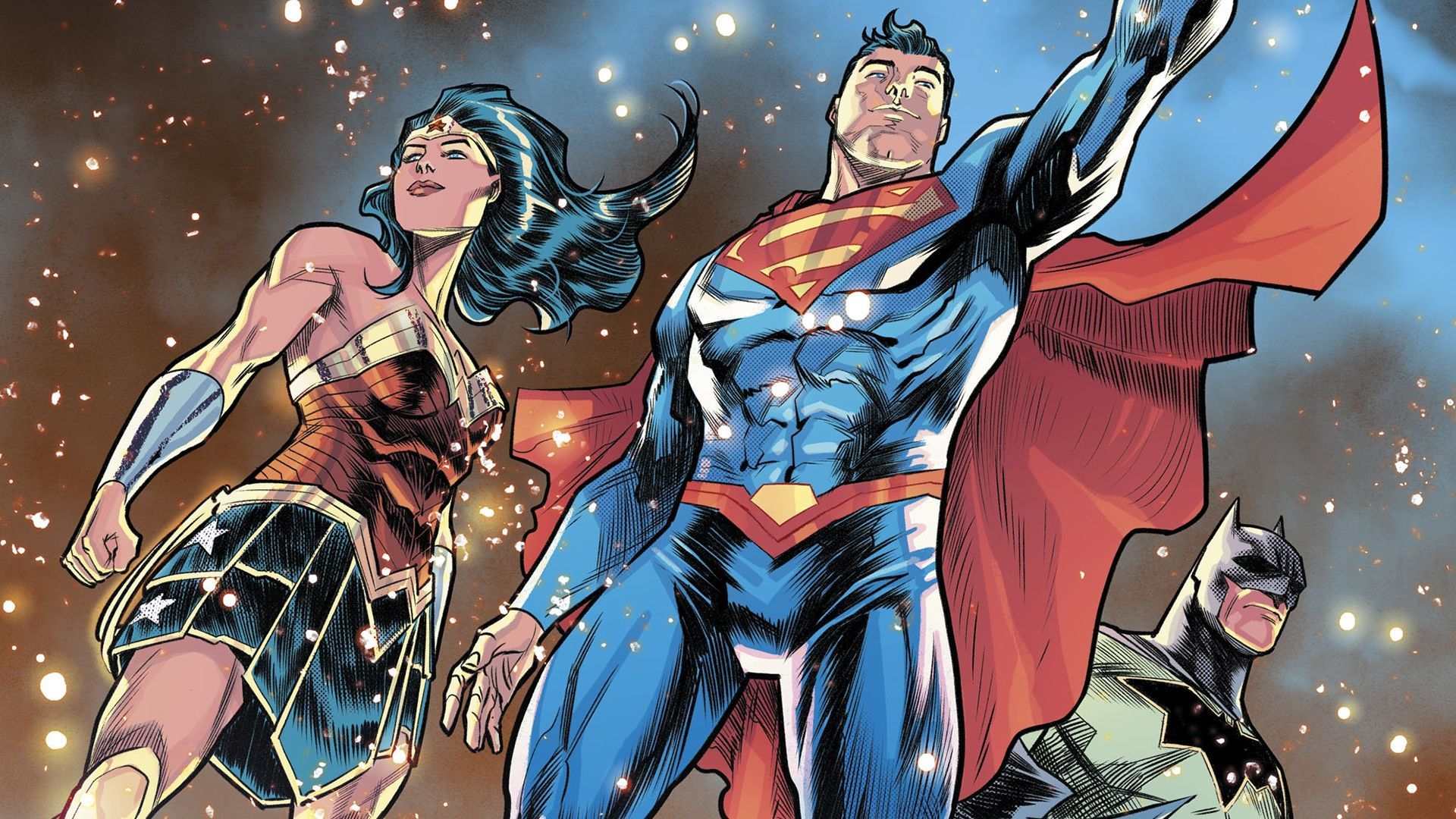 1920x1080 Wallpaper batman, superman, comics
