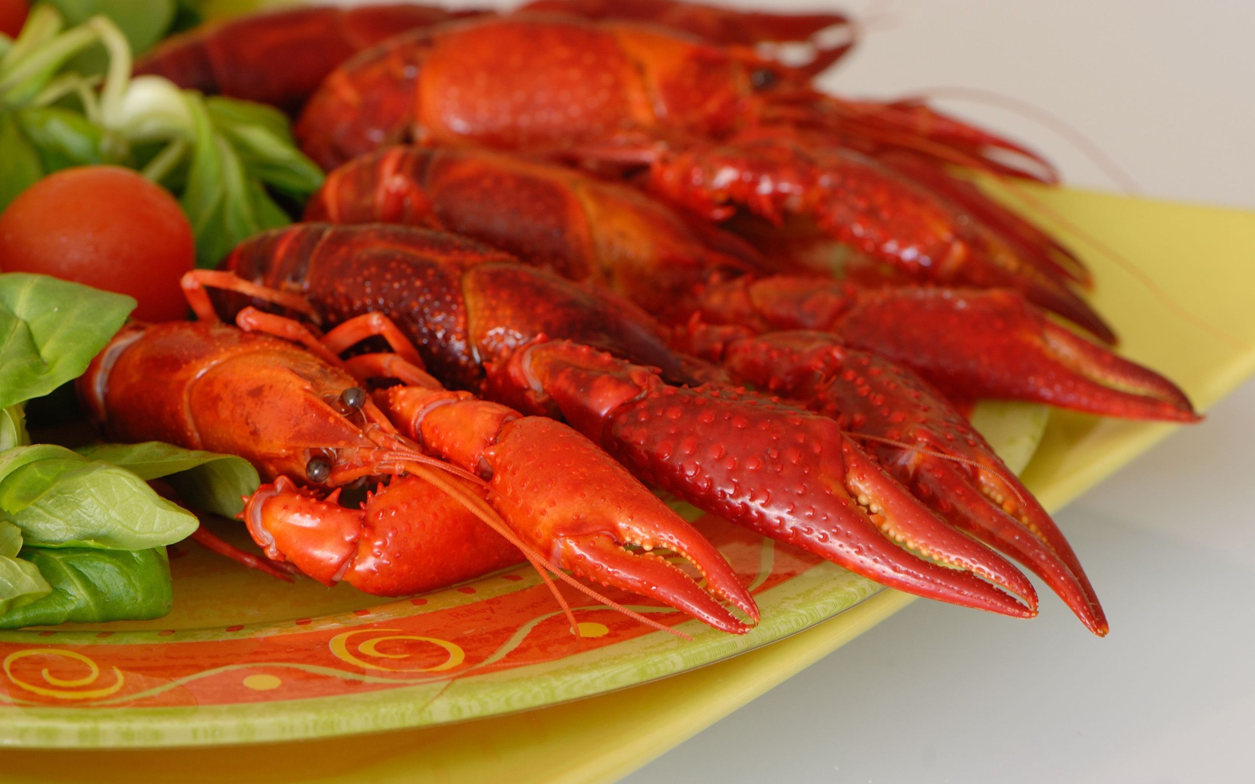2560x1600 Download Food Crawfish HD Wallpaper