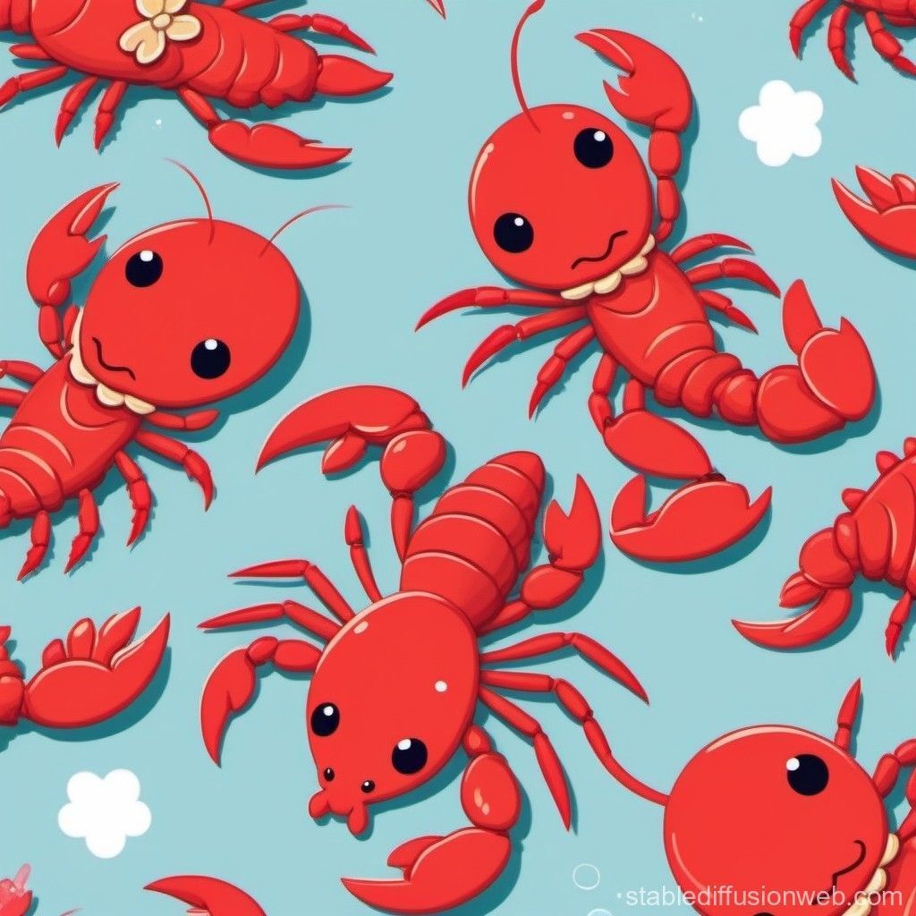 1024x1024 cute crawfish Prompts. Stable