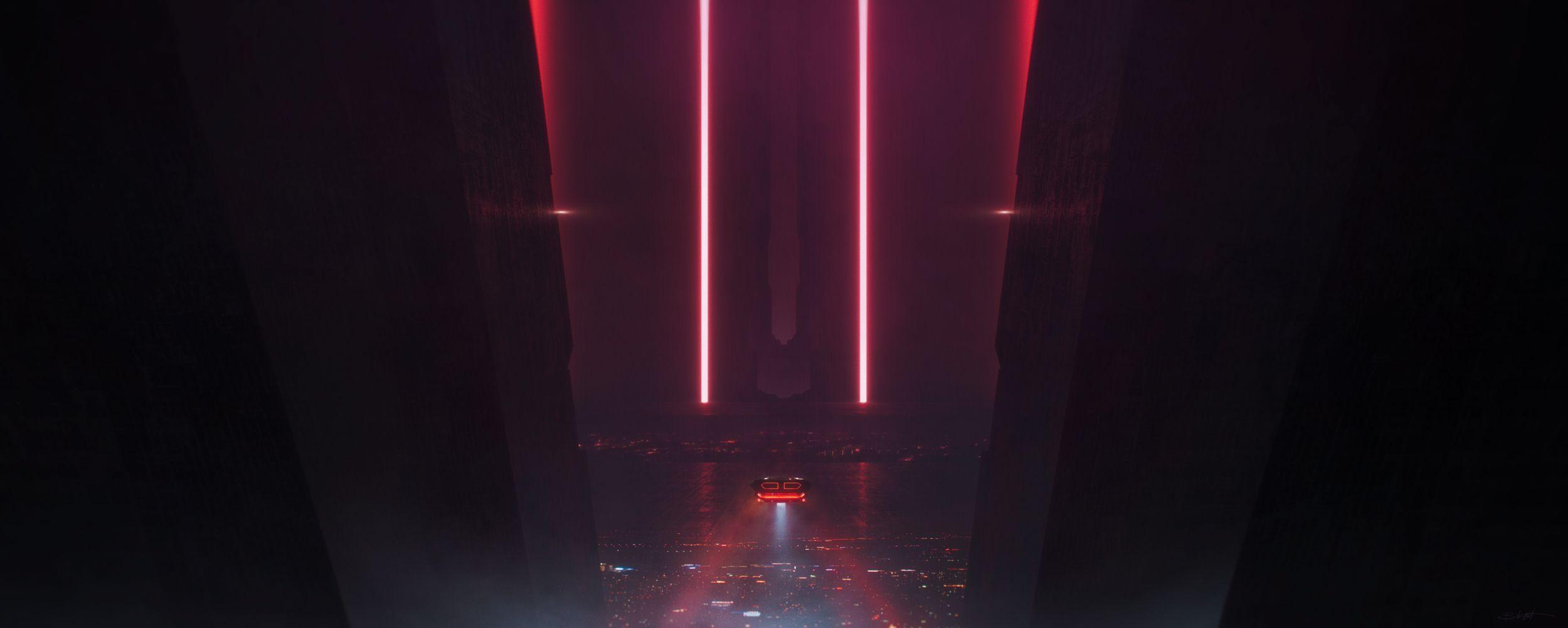 2500x1001 Blade Runner 2049 Cityscape Digital Art, HD Artist, 4k