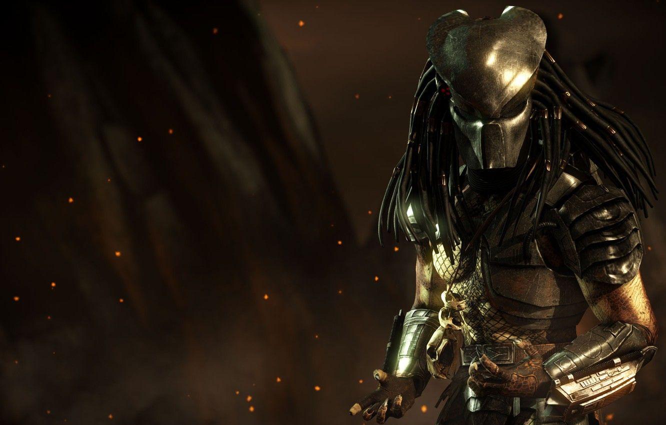 1332x850 Wallpaper predator, mask, alien, dreadlocks, Predator, DLC, mask, NetherRealm Studios, Mortal Kombat X, mortal Kombat x, mkx image for desktop, section игры