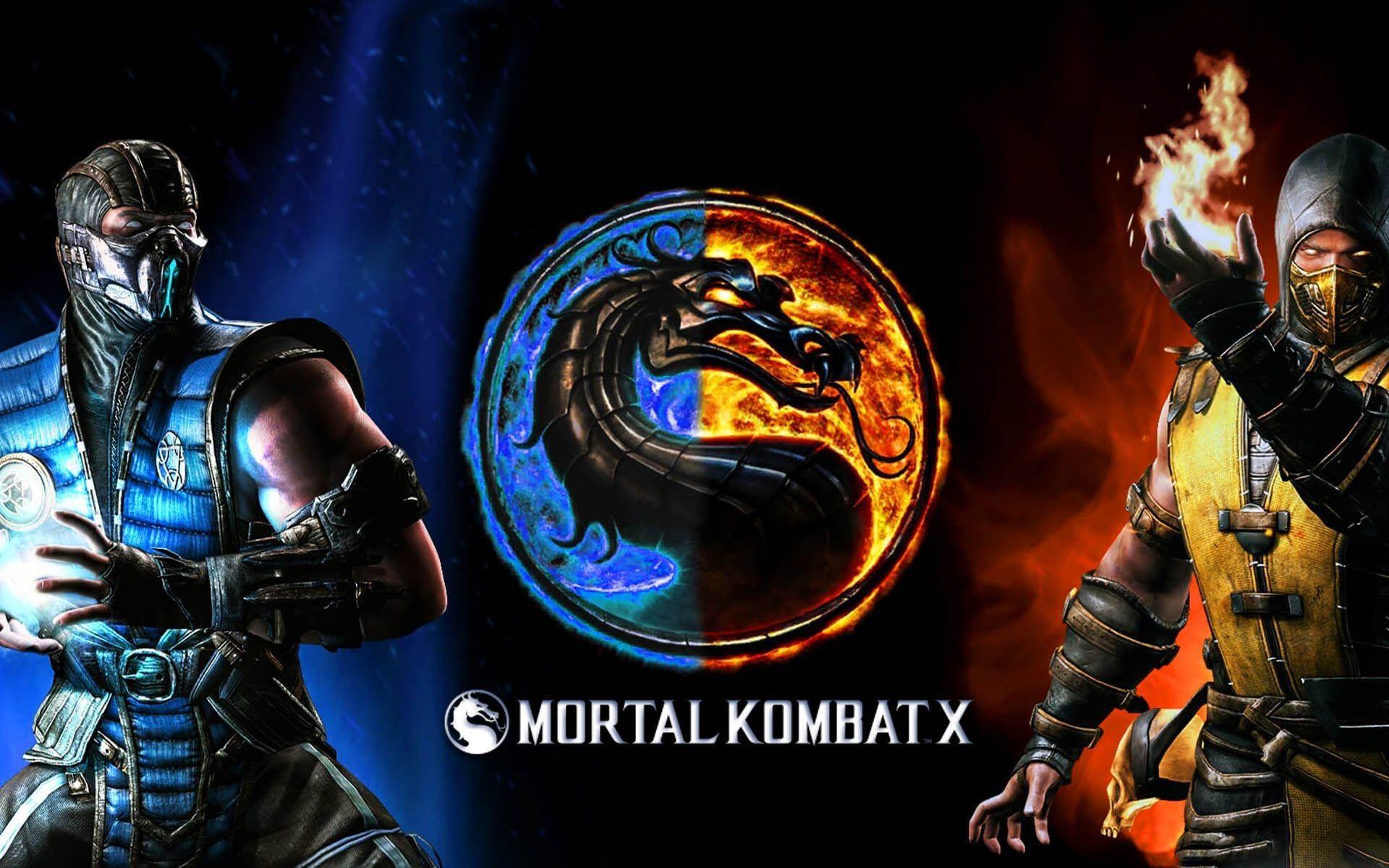 1920x1200 Mortal Kombat Scorpion Vs Sub Zero Wallpaper