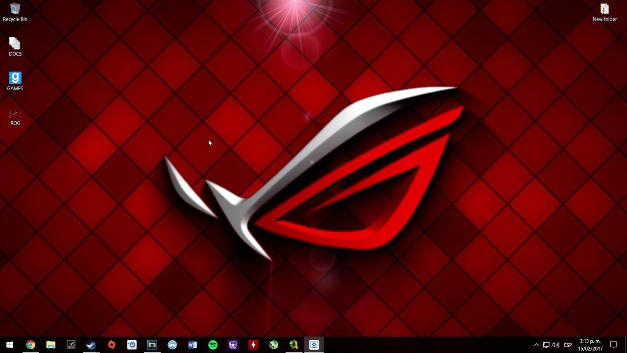 1280x720 Wallpaper Engine: Republic of Gamers (ROG) Logo