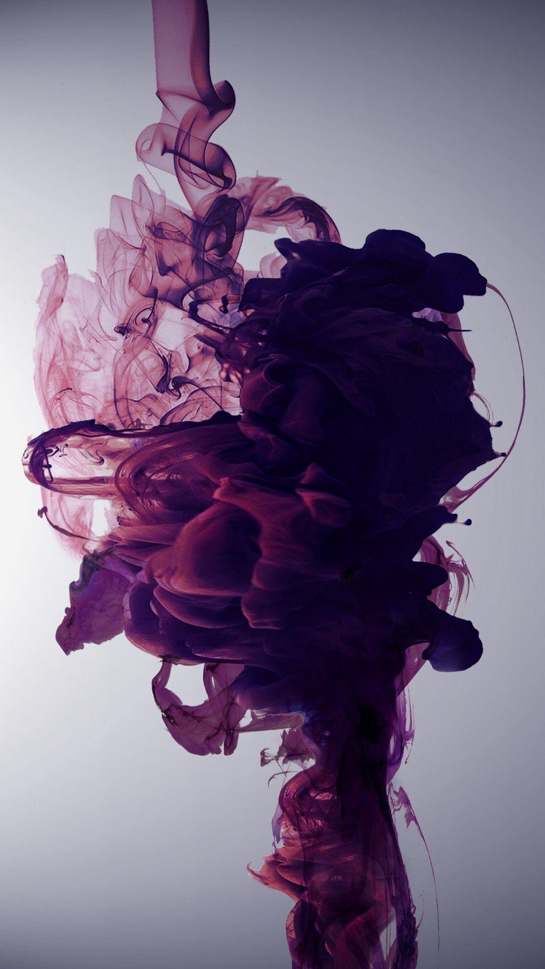 1080x1920 HD Purple Liquid Wallpaper For iPhone 3D iPhone Wallpaper