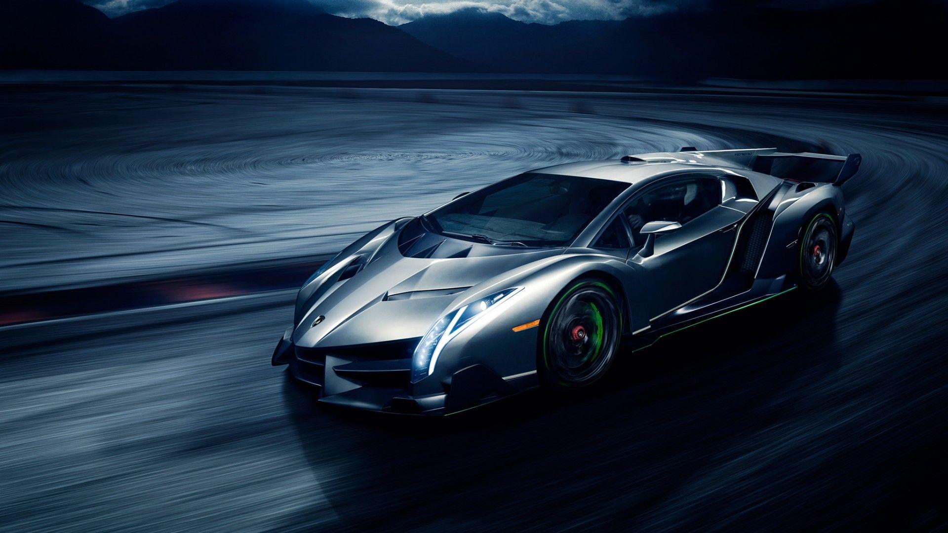 1920x1080 Lamborghini Veneno Dark Wallpaper