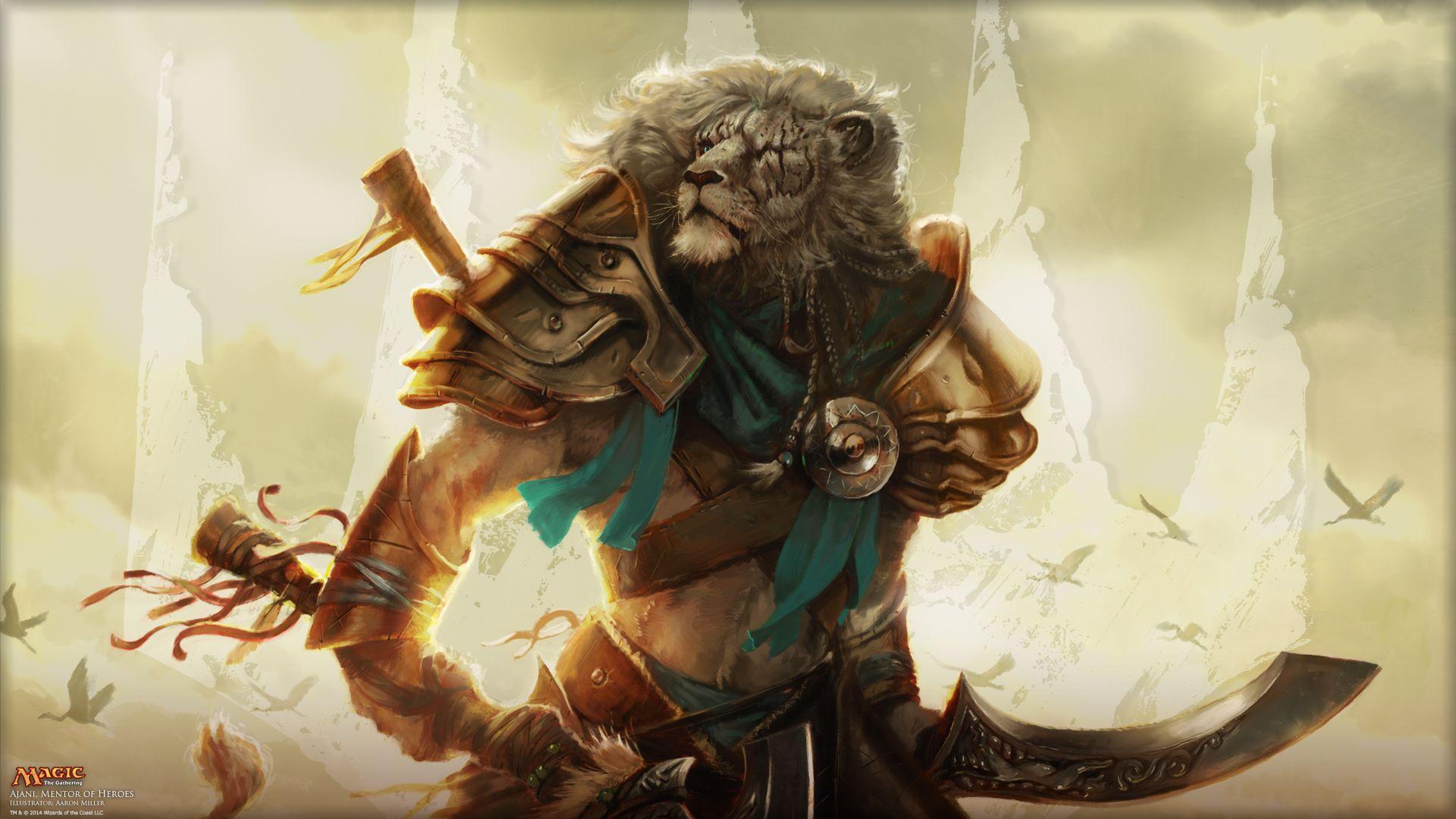 1920x1080 Wallpaper of the Week: Ajani, Mentor of Heroes. MAGIC: THE