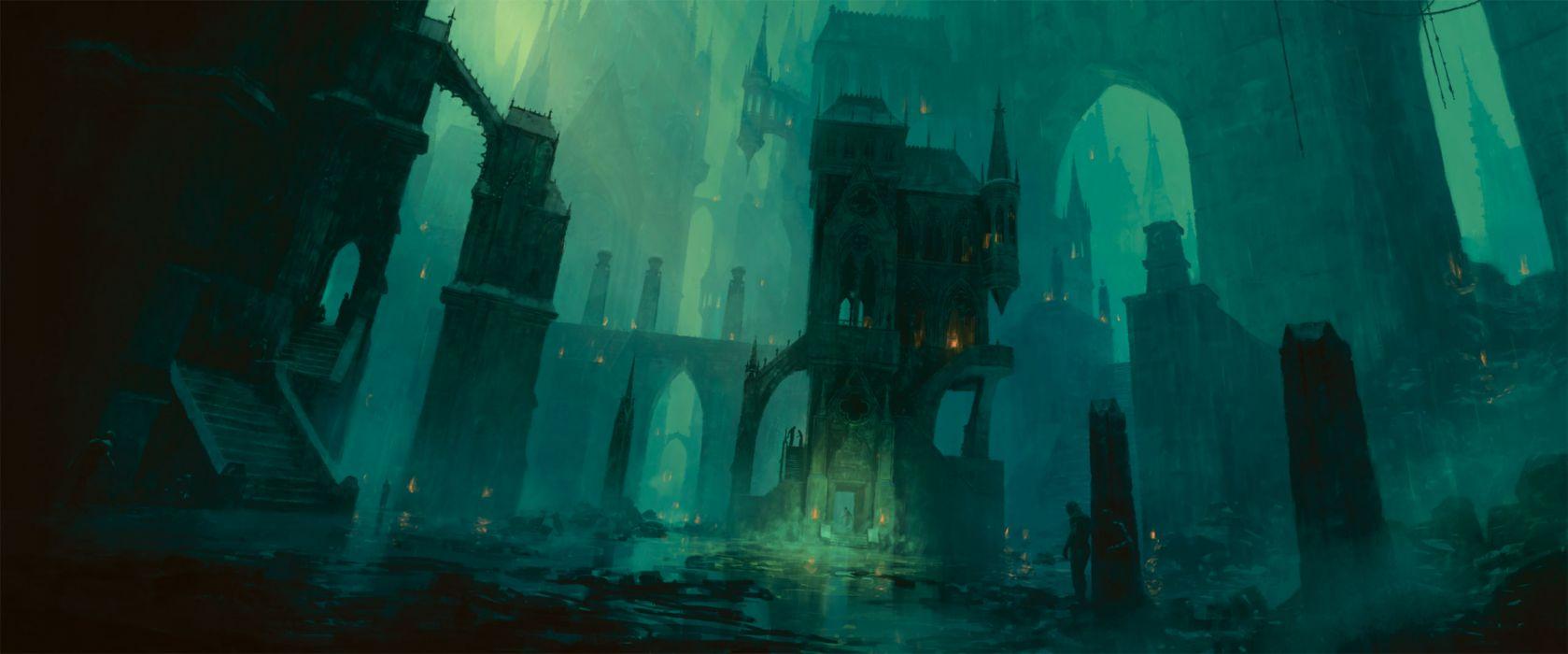 1679x700 Swamp MtG wallpaperx1067