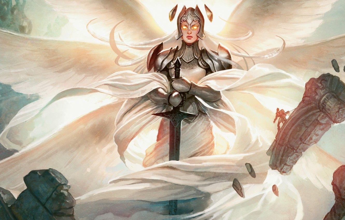 1332x850 Wallpaper Angel, Magic The Gathering, MTG image for desktop