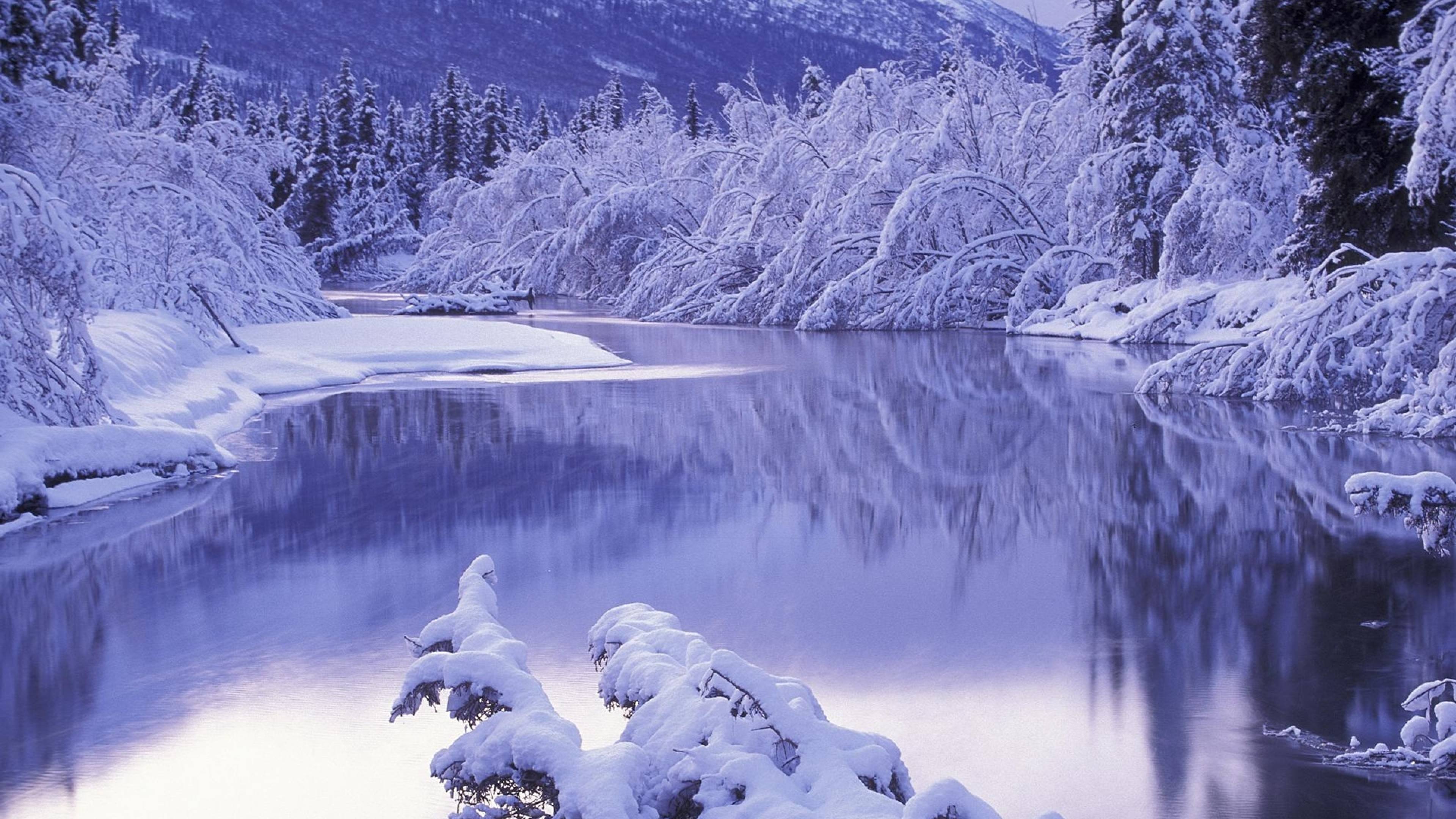 3840x2160 Snow Scenes Wallpaper