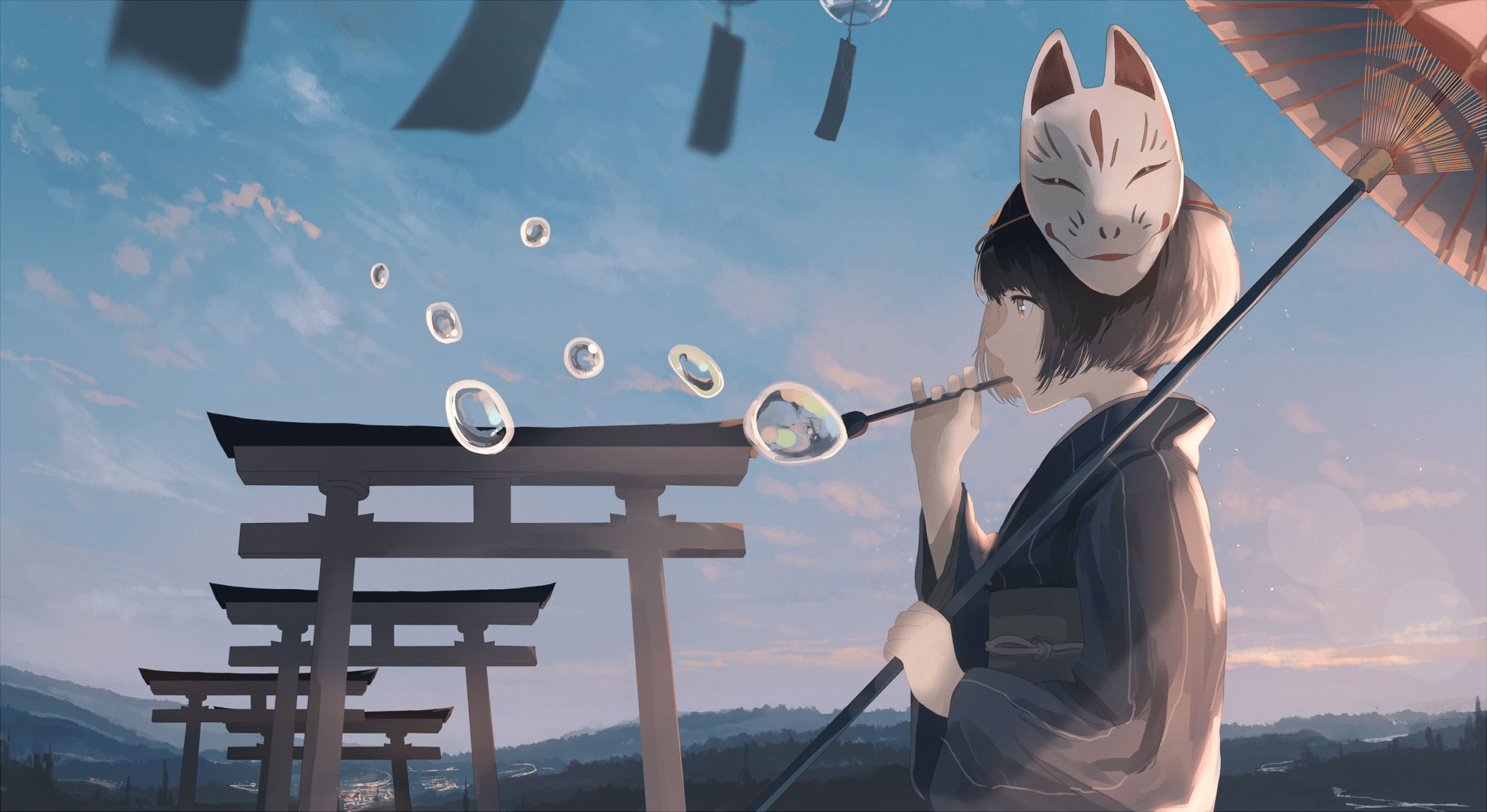 2100x1147 Japanese clothes wallpaper free (2019)