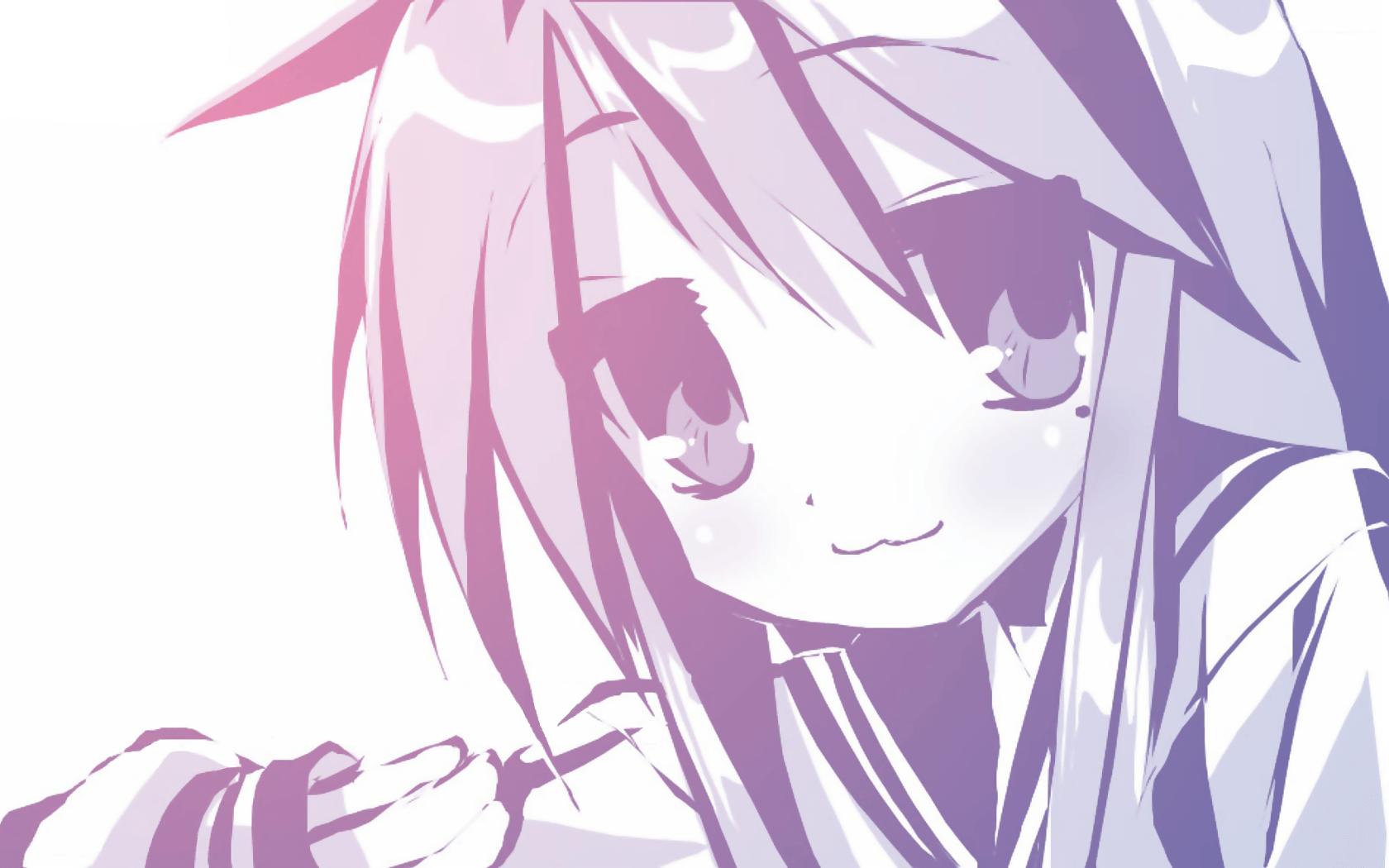 1680x1050 Lucky Star Konata Wallpaper