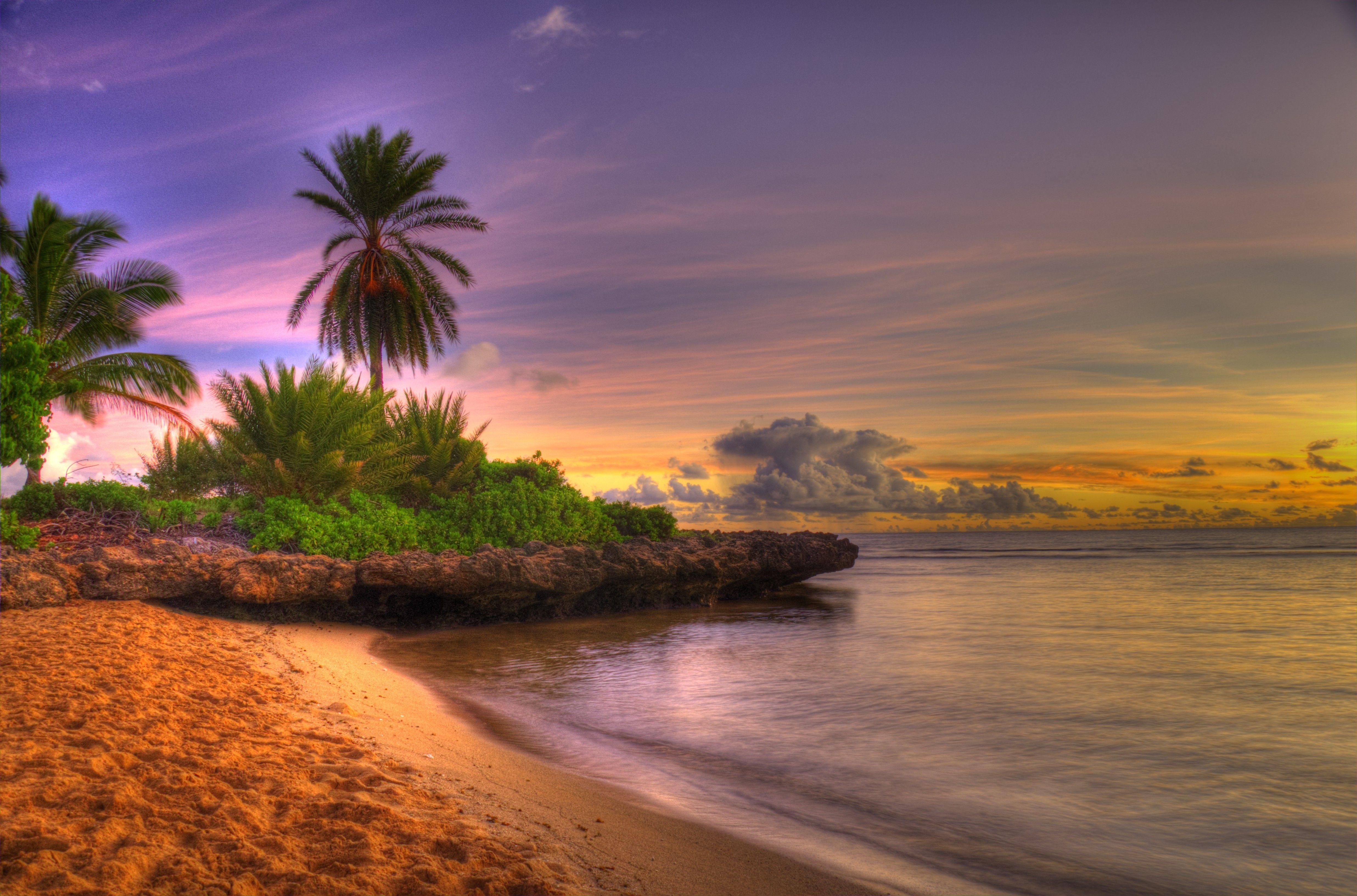 4944x3265 High Quality HD - Beautiful Beach Sunset Wallpaper