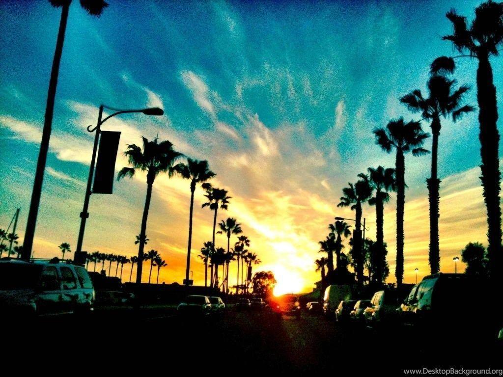 1024x768 Beach Sunset Cool Wallpaper Background Desktop Background