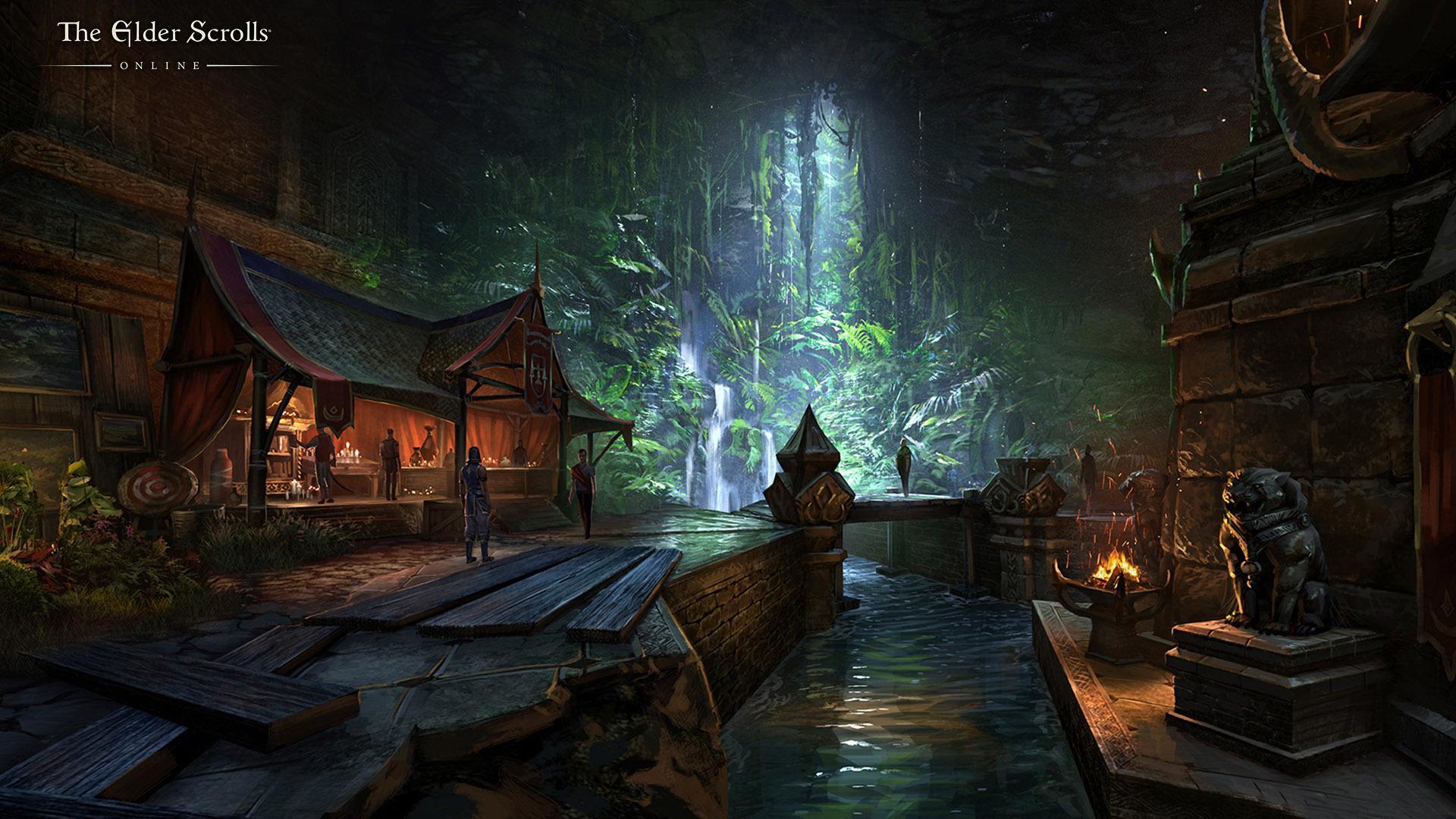 1920x1080 The Elder Scrolls Online river HD desktop wallpaper : Widescreen