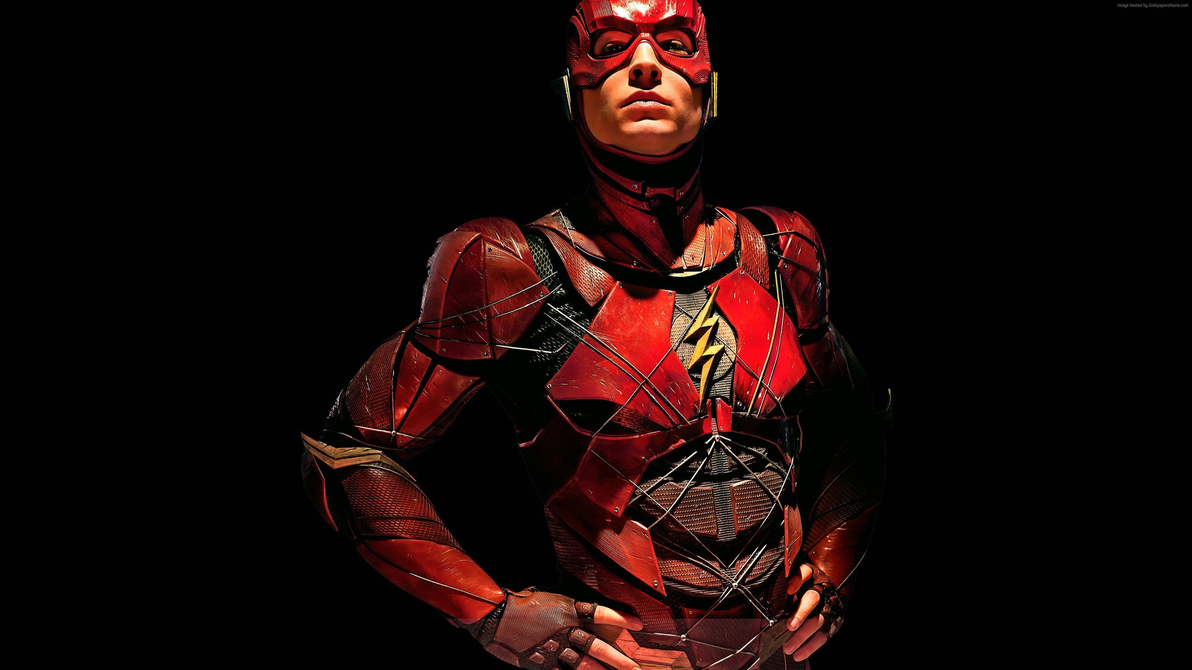 3840x2160 Justice League The Flash Grant Gustin Wallpaper