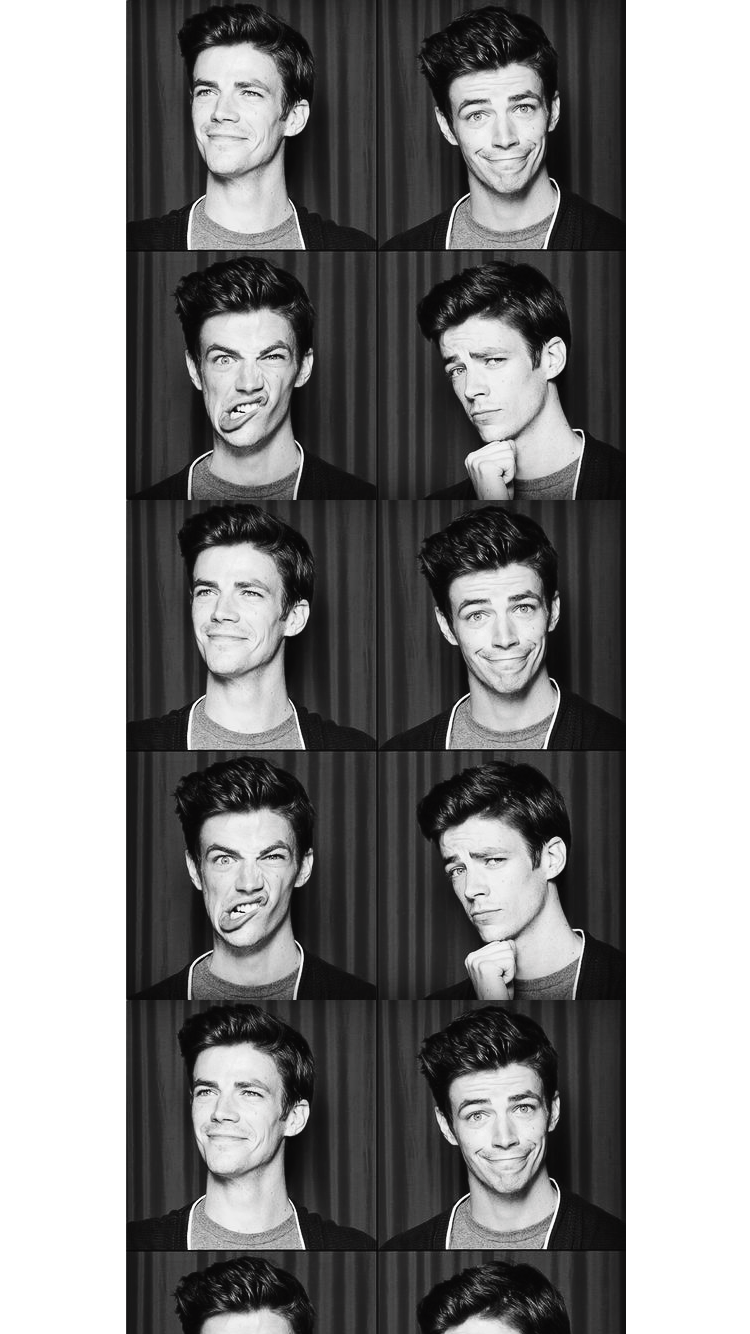 750x1334 Grant Gustin Funny, HD Wallpaper & background Download