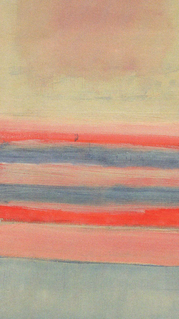 750x1334 iPhone7papers pink orange art classic paint
