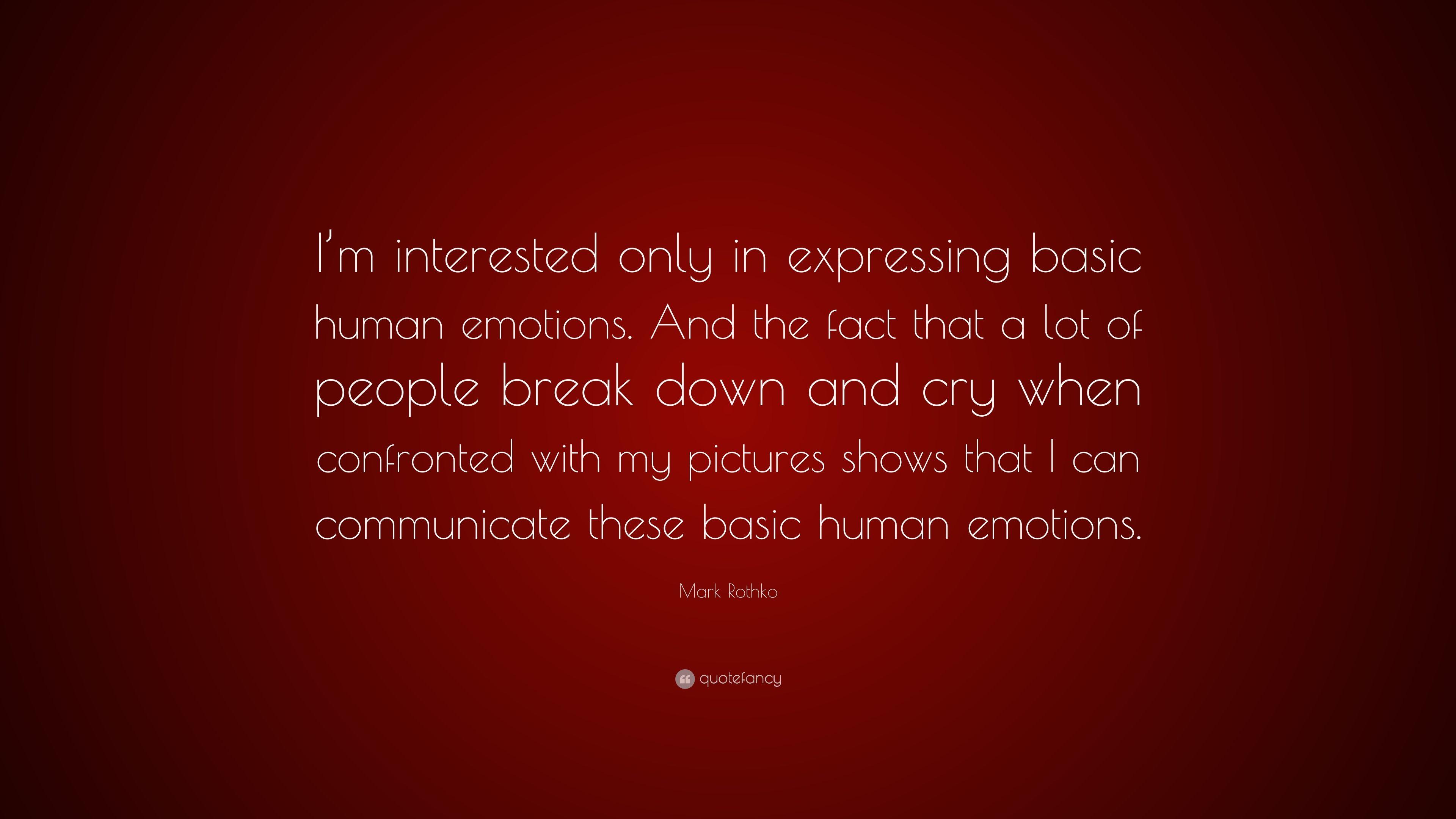 3840x2160 Mark Rothko Quote: “I'm interested only in expressing basic