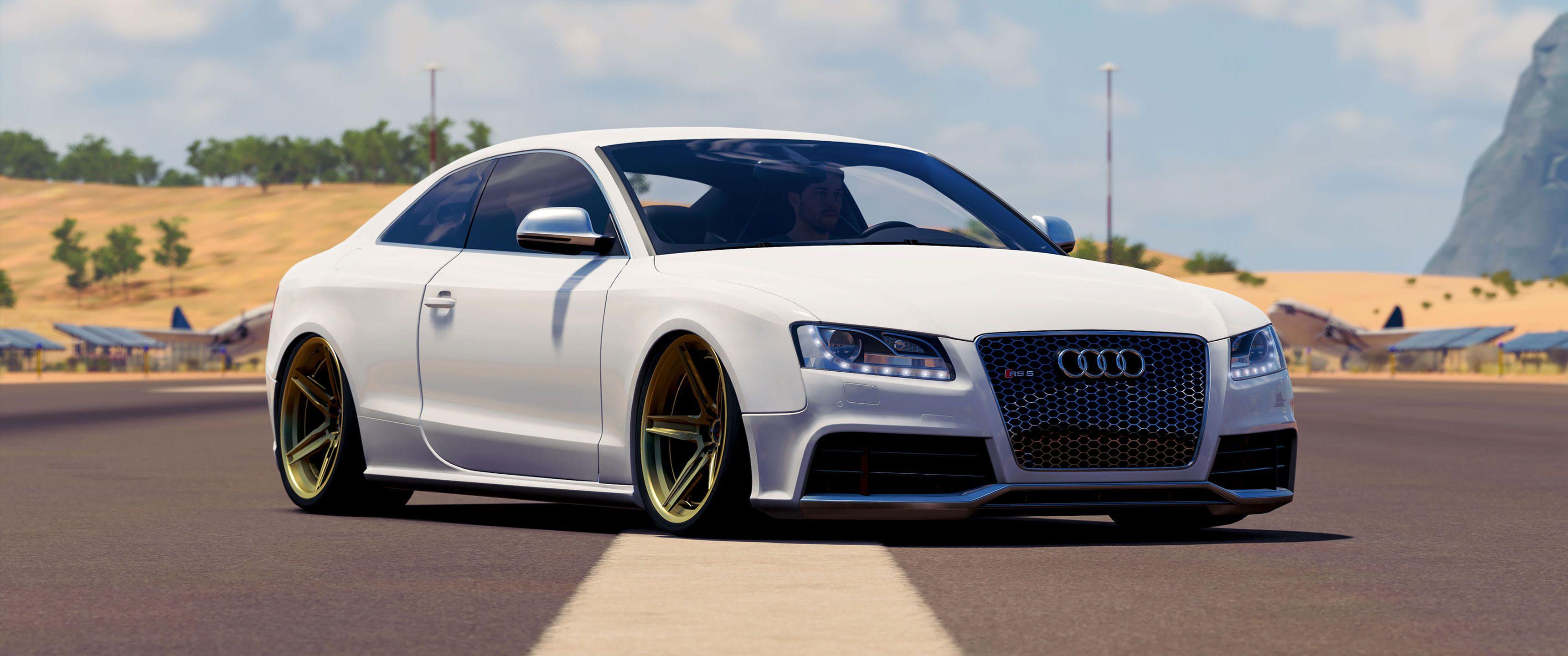 3440x1440 New Post Audi Rs5 Rs5 White, Download Wallpaper